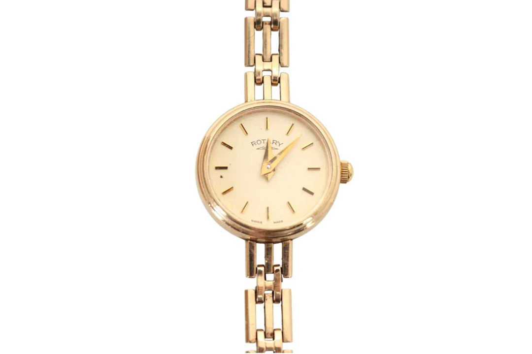 LADY'S ROTARY GOLD WRIST WATCH LATE 2OTH CENTURY