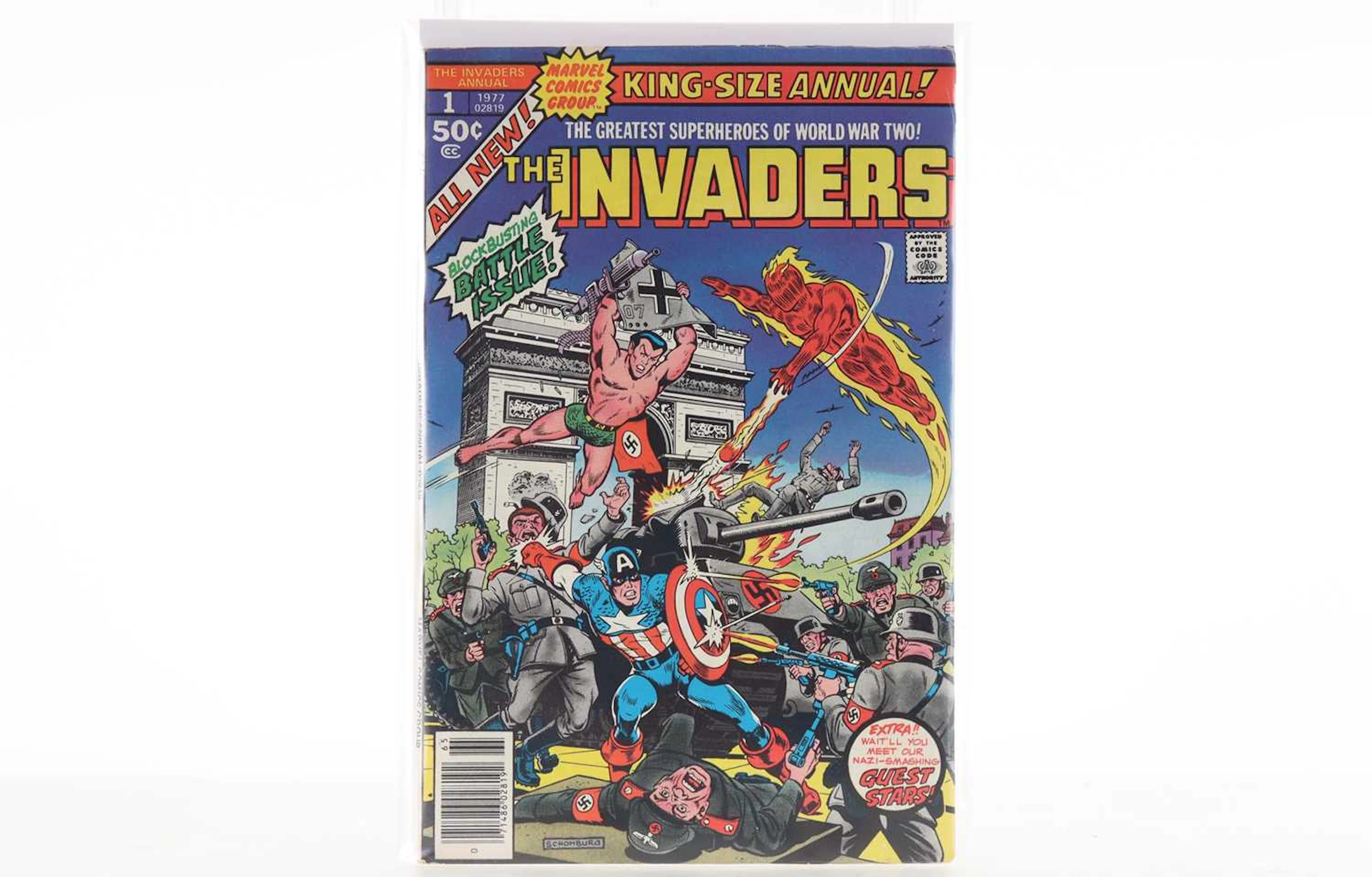 MARVEL GIANT-SIZE INVADERS ISSUE 1 & KING SIZE ANNUAL 1 1975 AND 1977