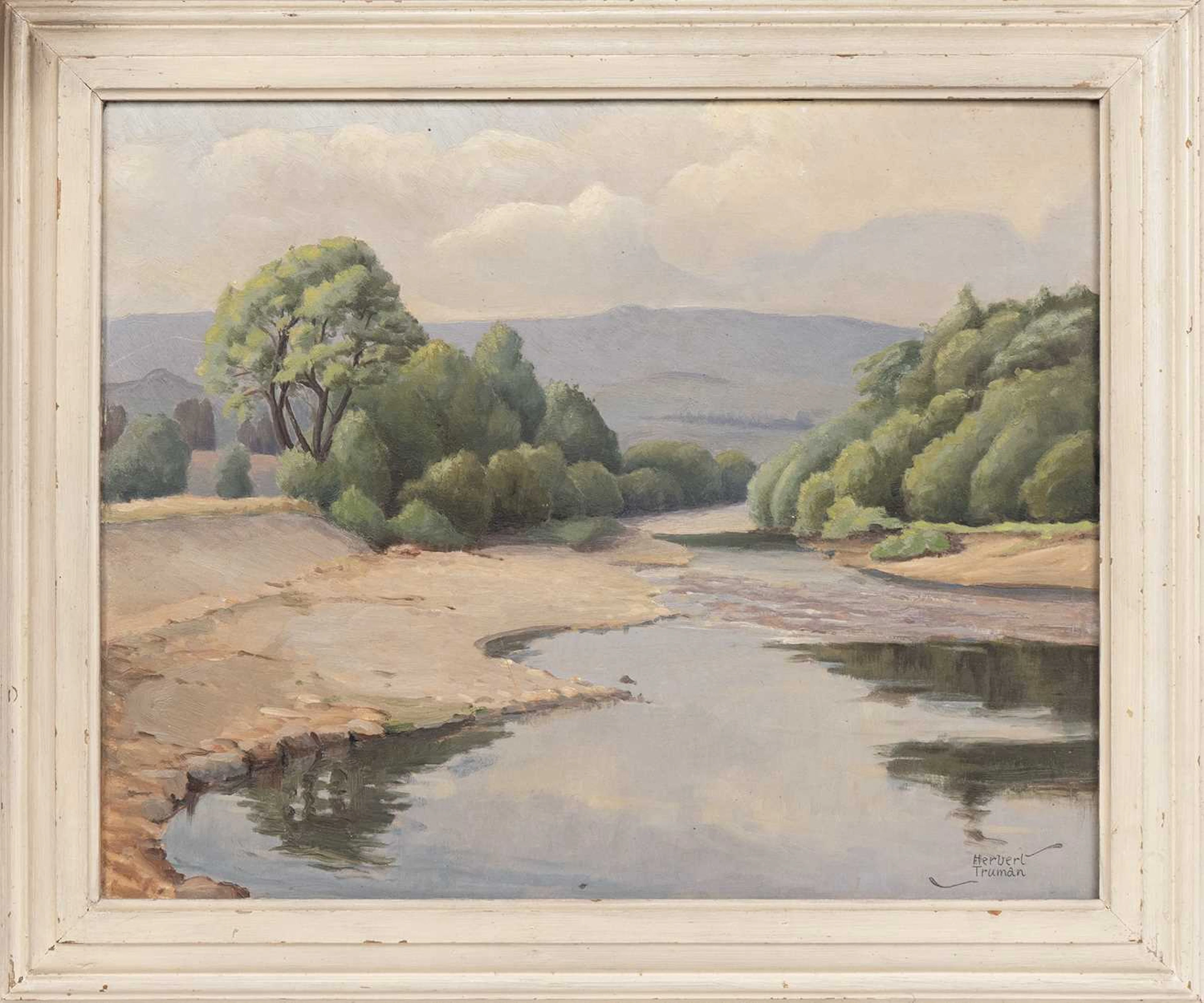 * HERBERT TRUMAN (BRITISH 1883 - 1957) A RIVER