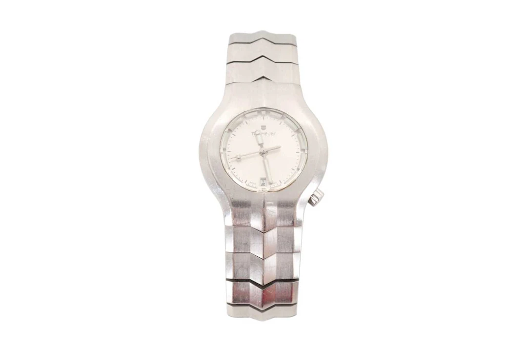 TAG HEUER 'ALTER EGO' STAINLESS STEEL QUARTZ WRIST WATCH