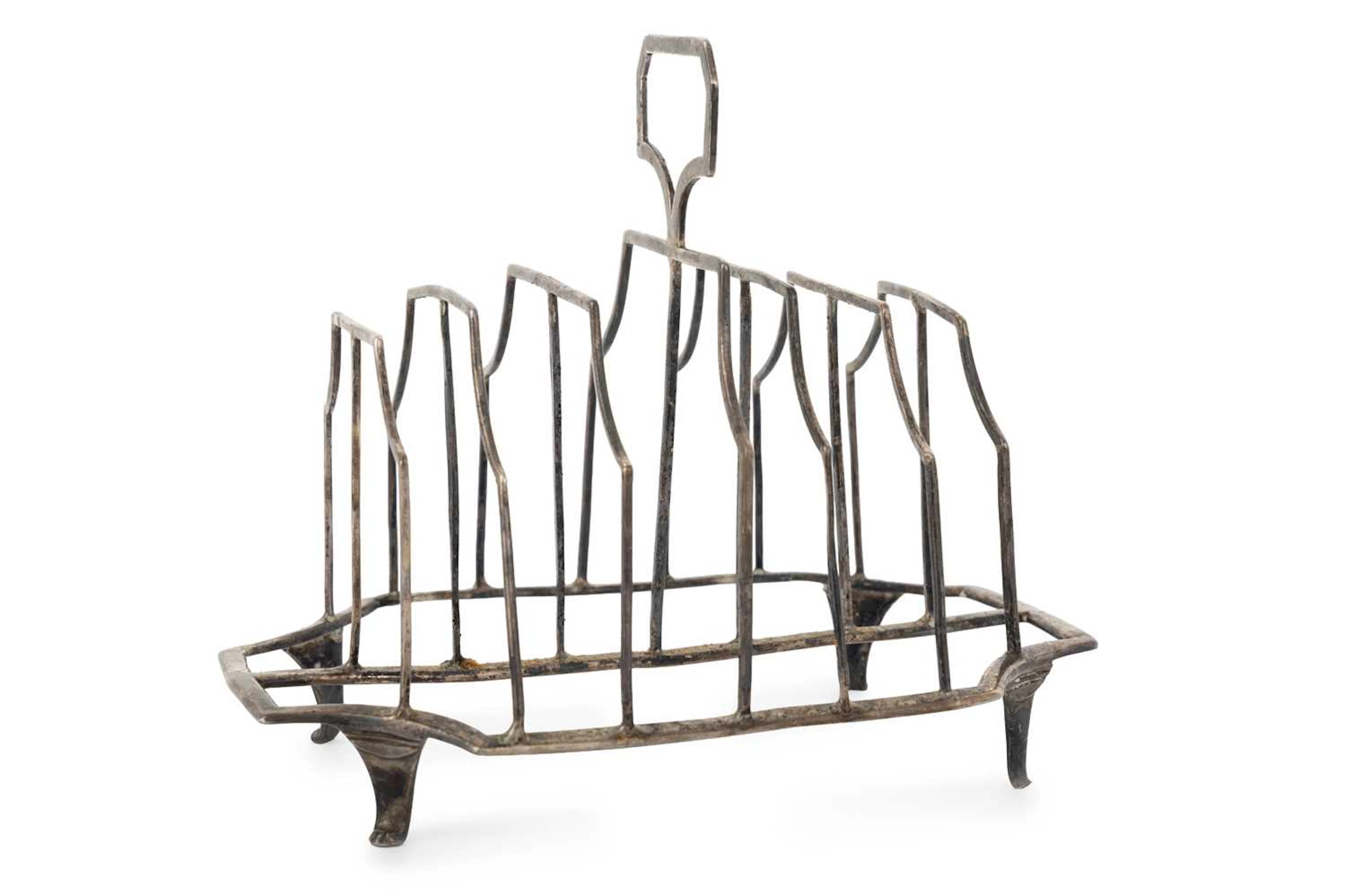 GEORGE III SILVER TOASTRACK MAKER HENRY GREEN, LONDON 1813