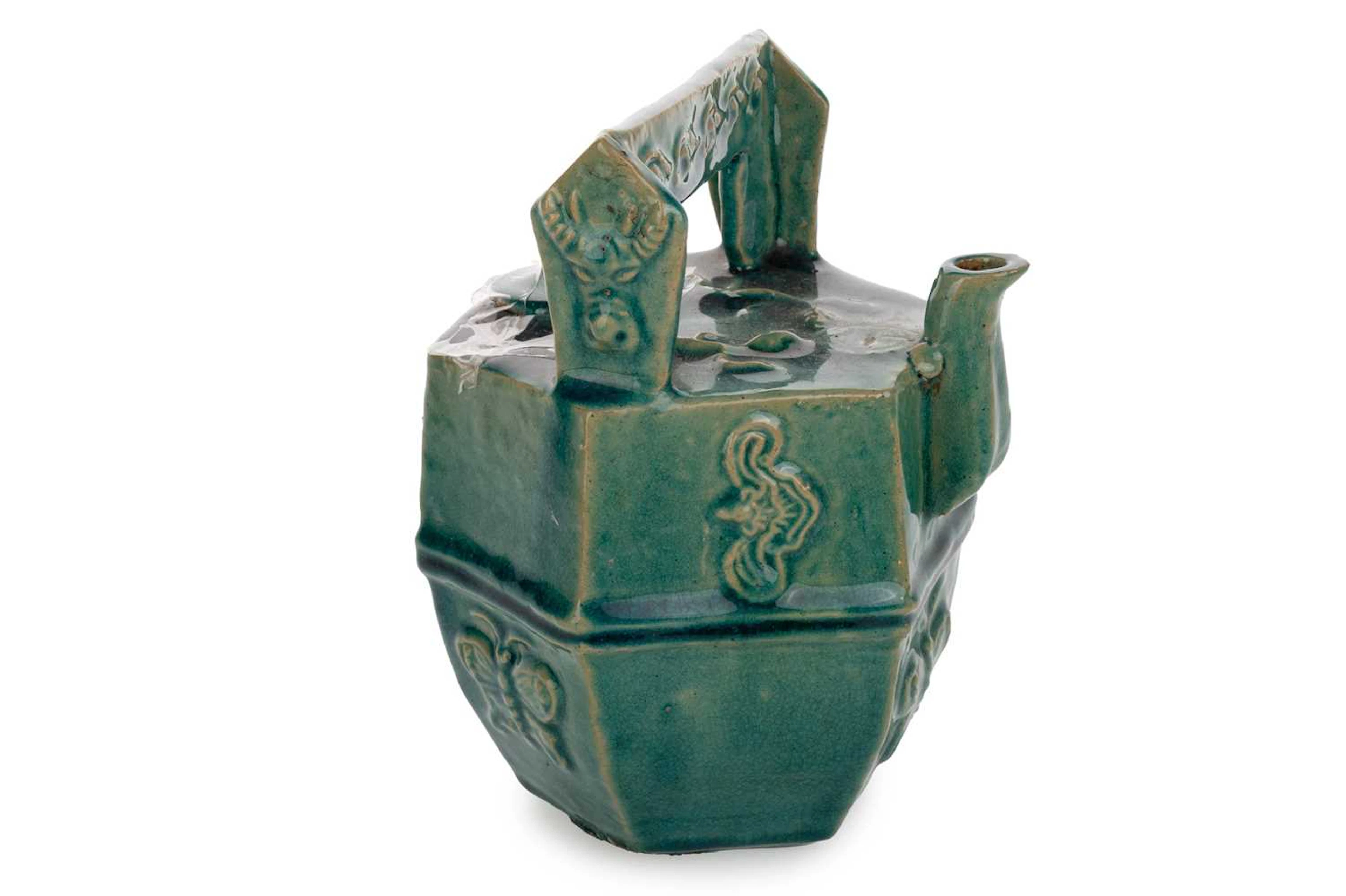 CHINESE STONEWARE SHIWAN TEAPOT EARLY 20TH CENTURY