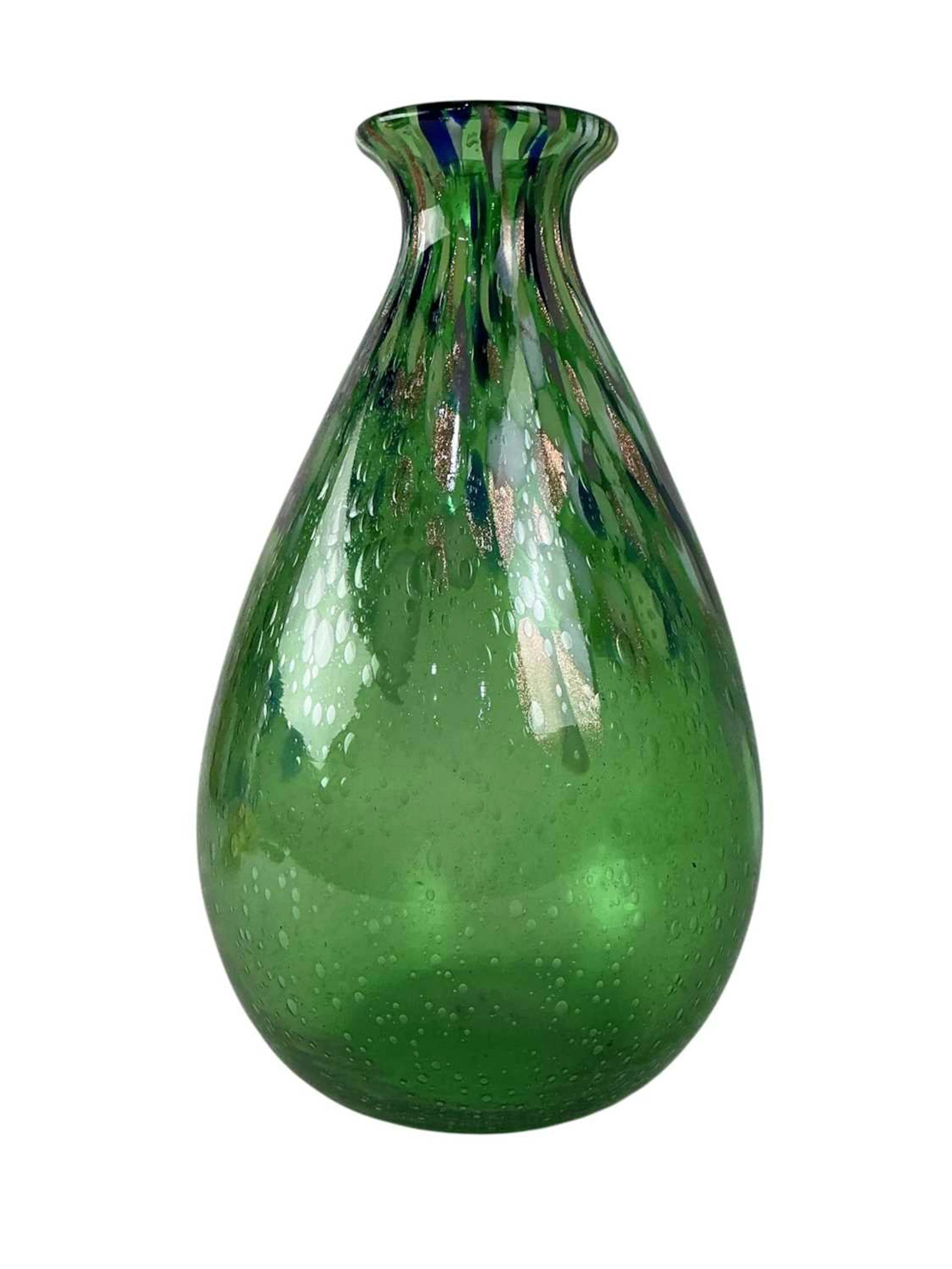 COLLECTION OF ART GLASS VASES LATE 20TH CENTURY
