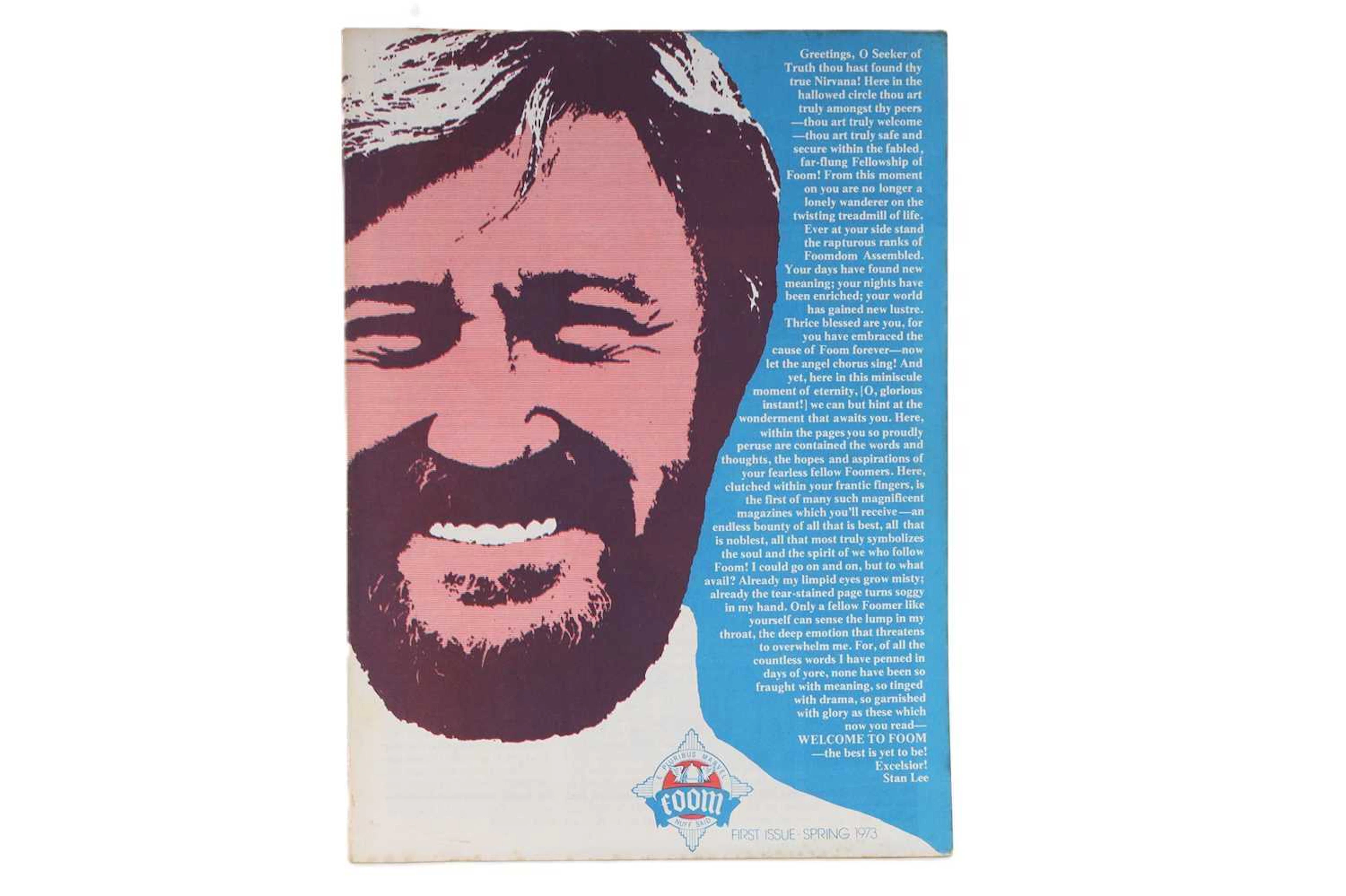 FOOM MAGAZINE ISSUES. 1–9 1973–1975