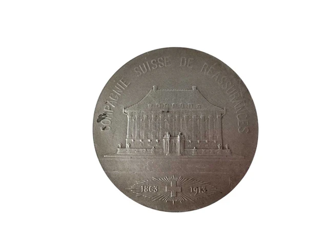 COMPAGNIE SUISSE DE REASSURANCES MEDALLION 1863-1913