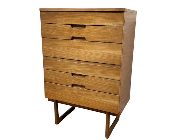 TEAK CHEST MID 20TH CENTURY