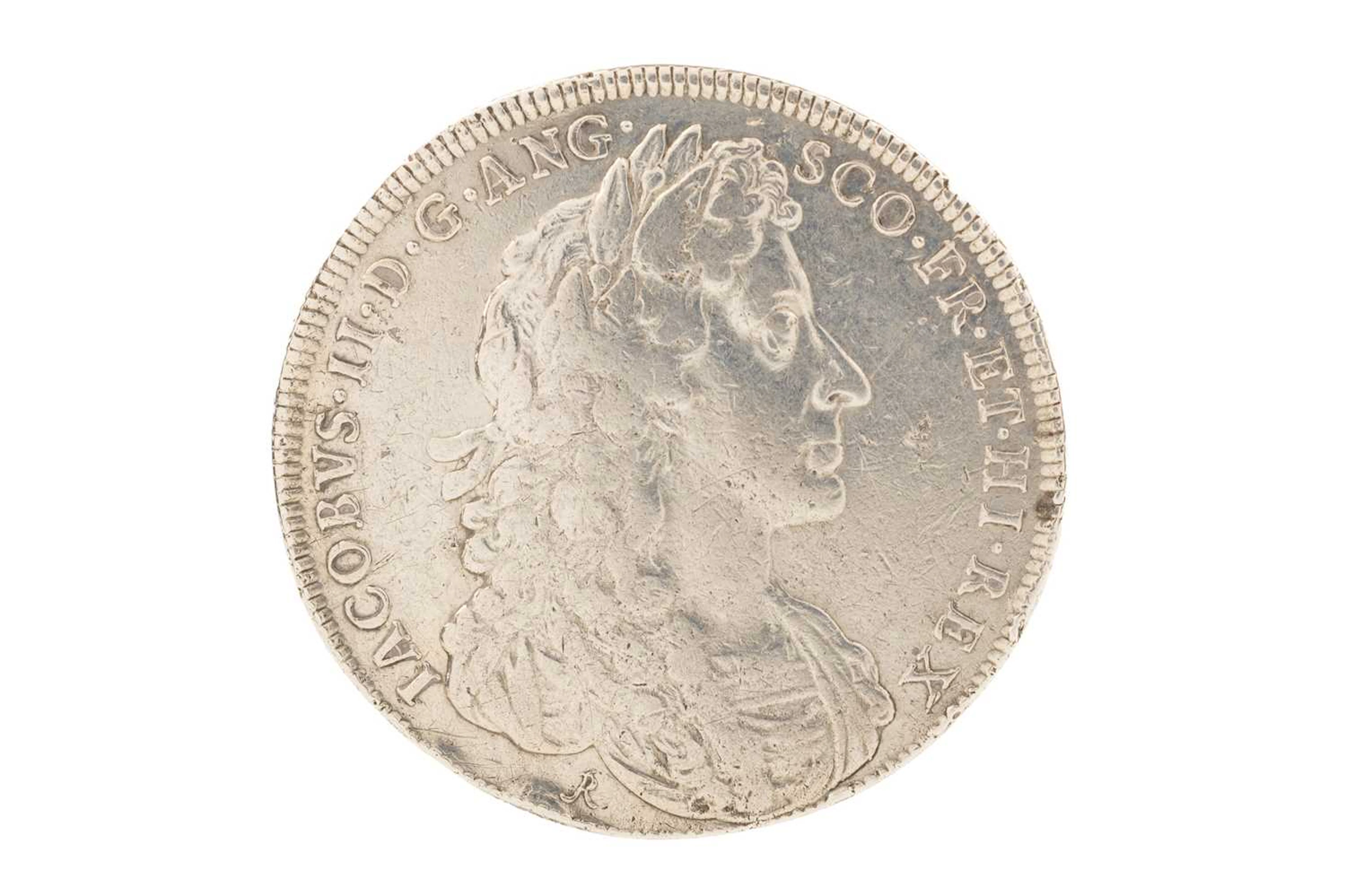 JAMES II SILVER CORONATION MEDAL 1685