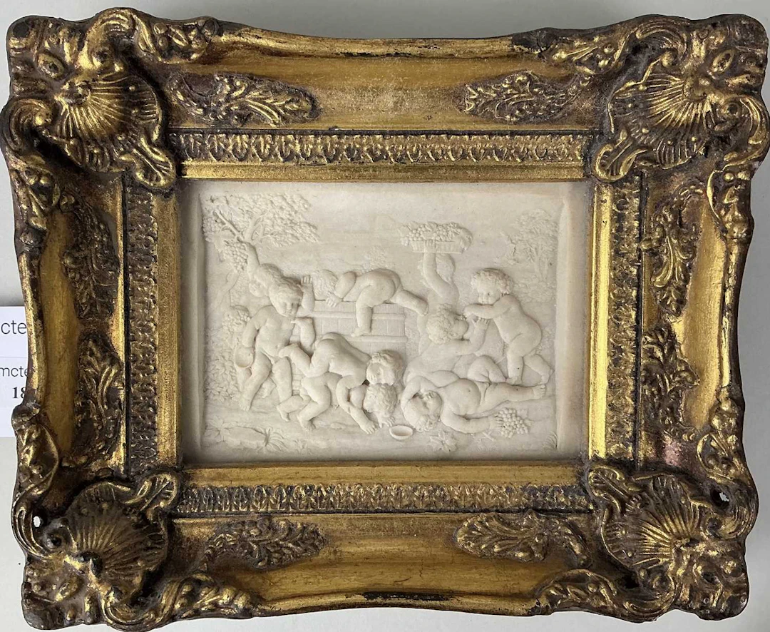TWO WALL PLAQUES LATE 20TH CENTURY