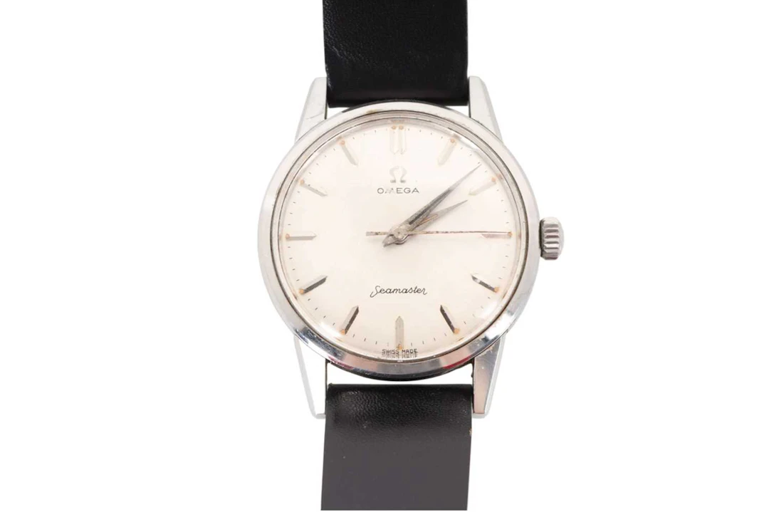OMEGA SEAMASTER STAINLESS STEEL MANUAL WIND WRIST WATCH