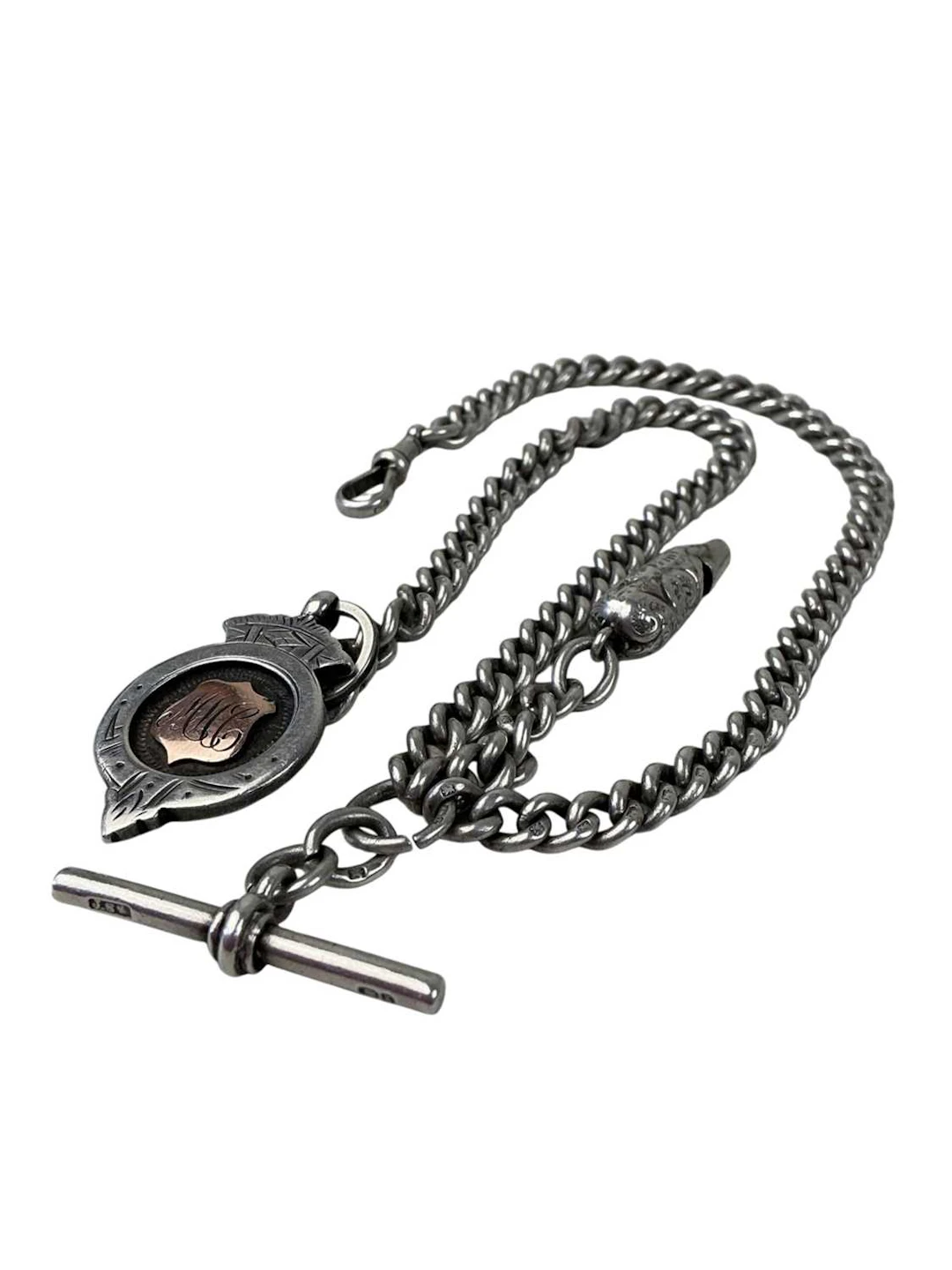 VICTORIAN SILVER ALBERT LATE 19TH CENTURY