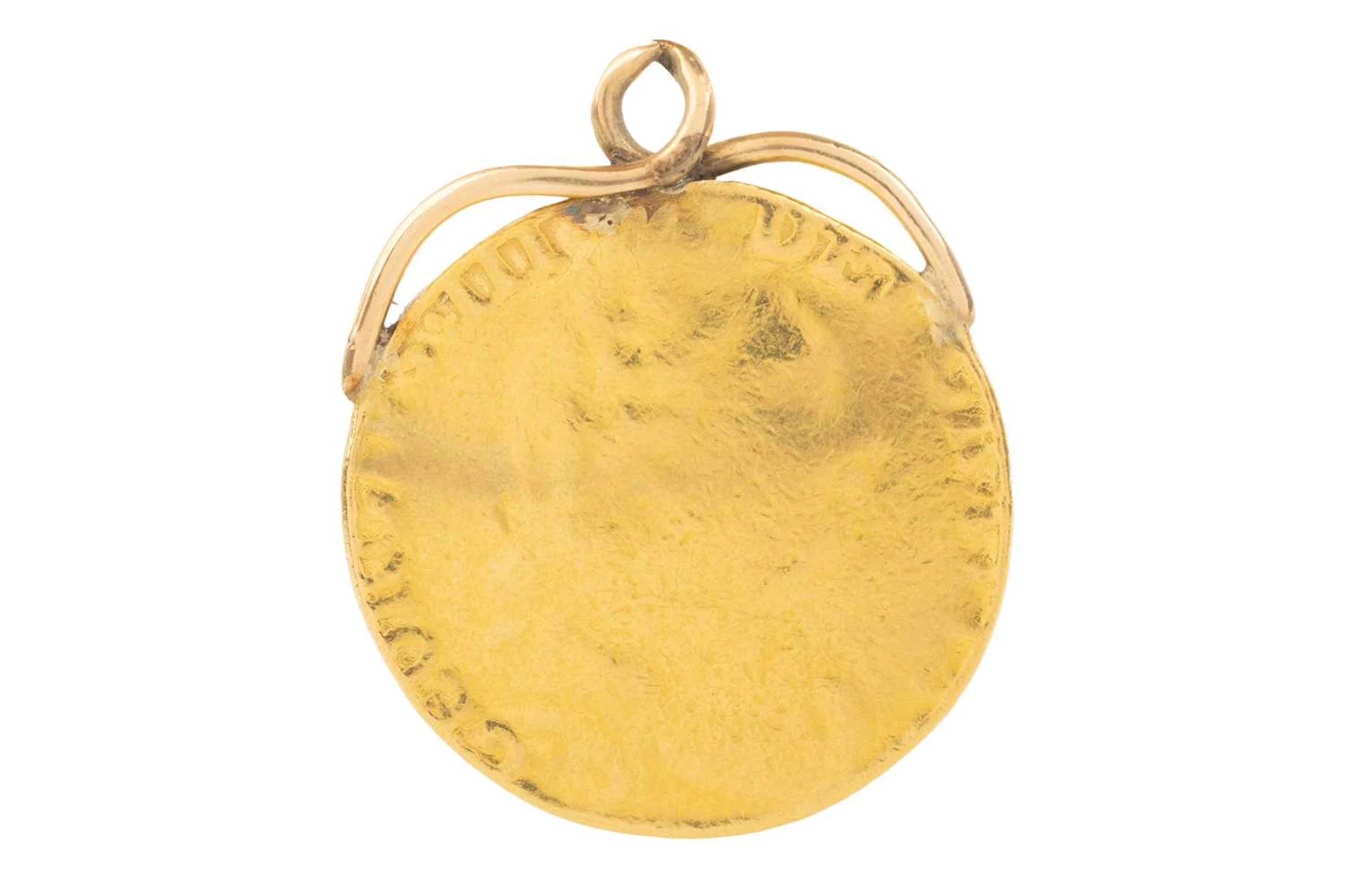 GEORGE III GOLD ONE GUINEA LATE 18TH CENTURY