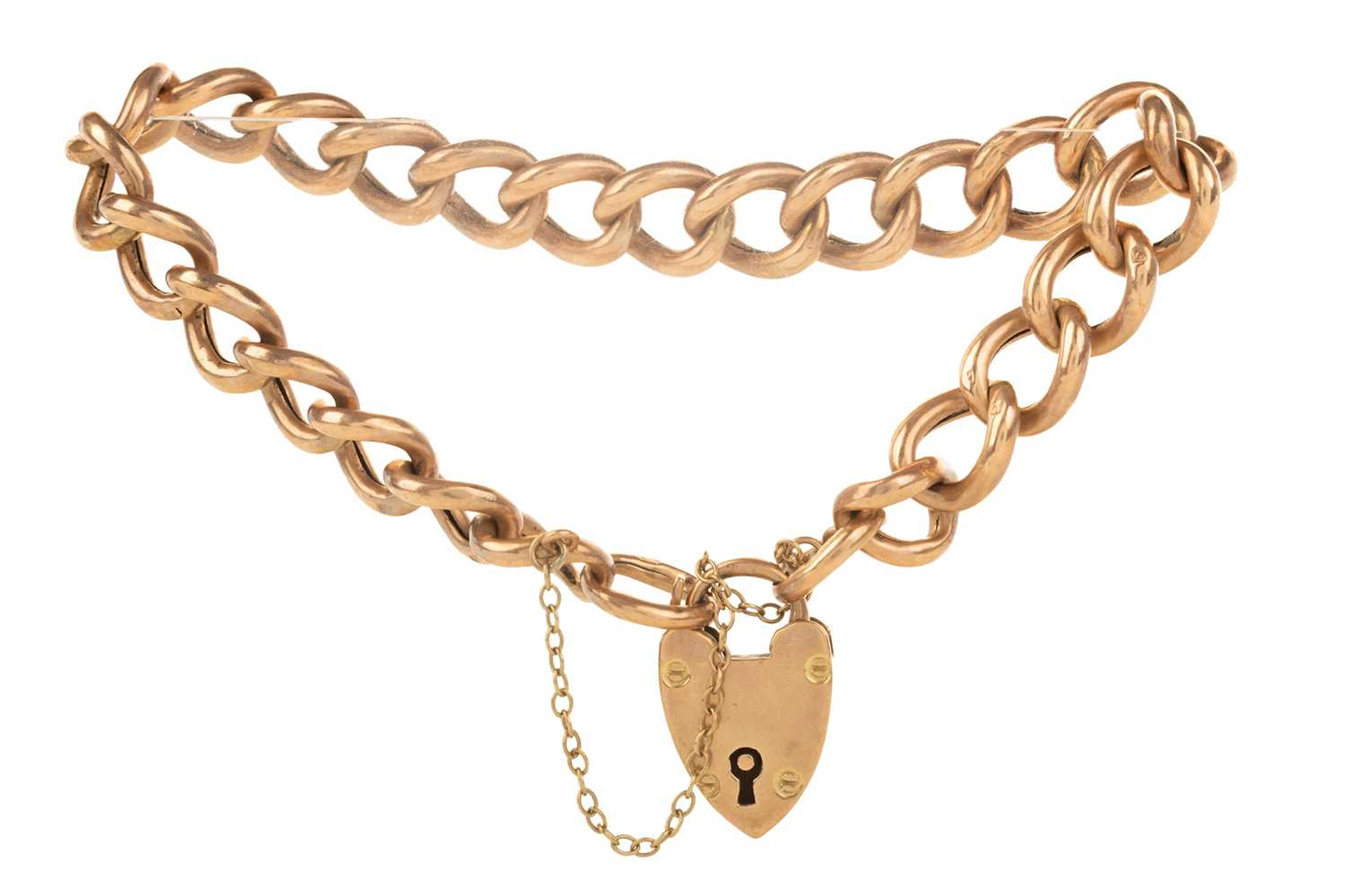 GOLD BRACELET EARLY/MID 20TH CENTURY