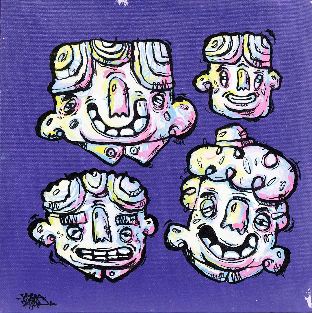 ZEBRA POZER NUTTY FACES GET TOGETHER #3