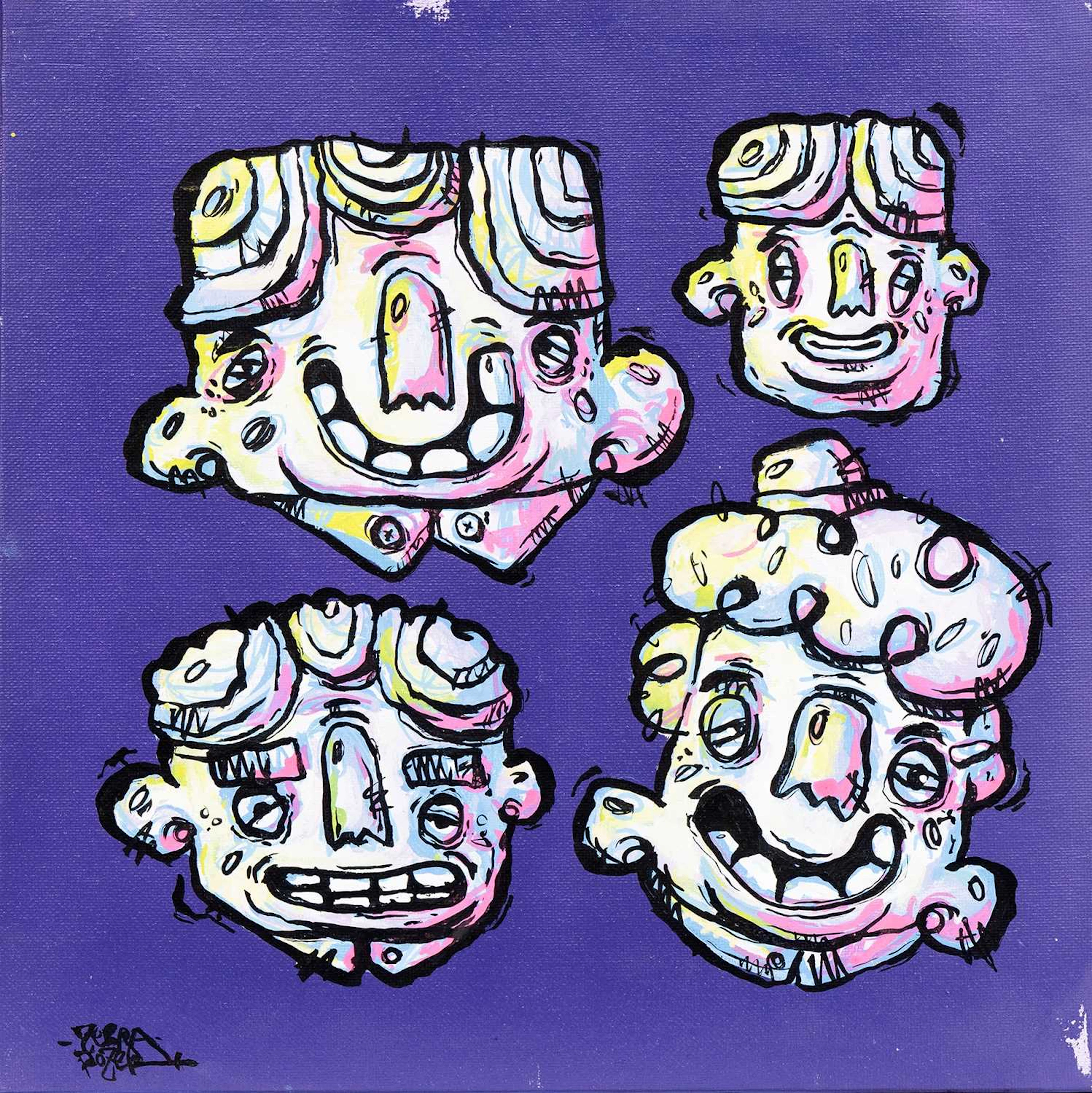ZEBRA POZER NUTTY FACES GET TOGETHER #3