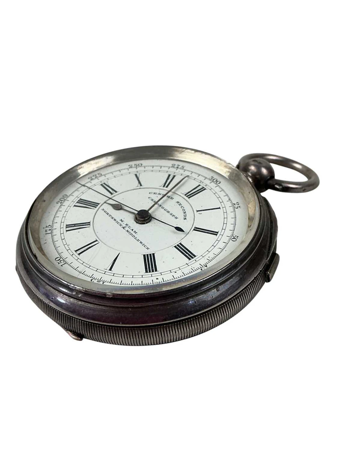 LATE VICTORIAN SILVER POCKET WATCH CHESTER 1890