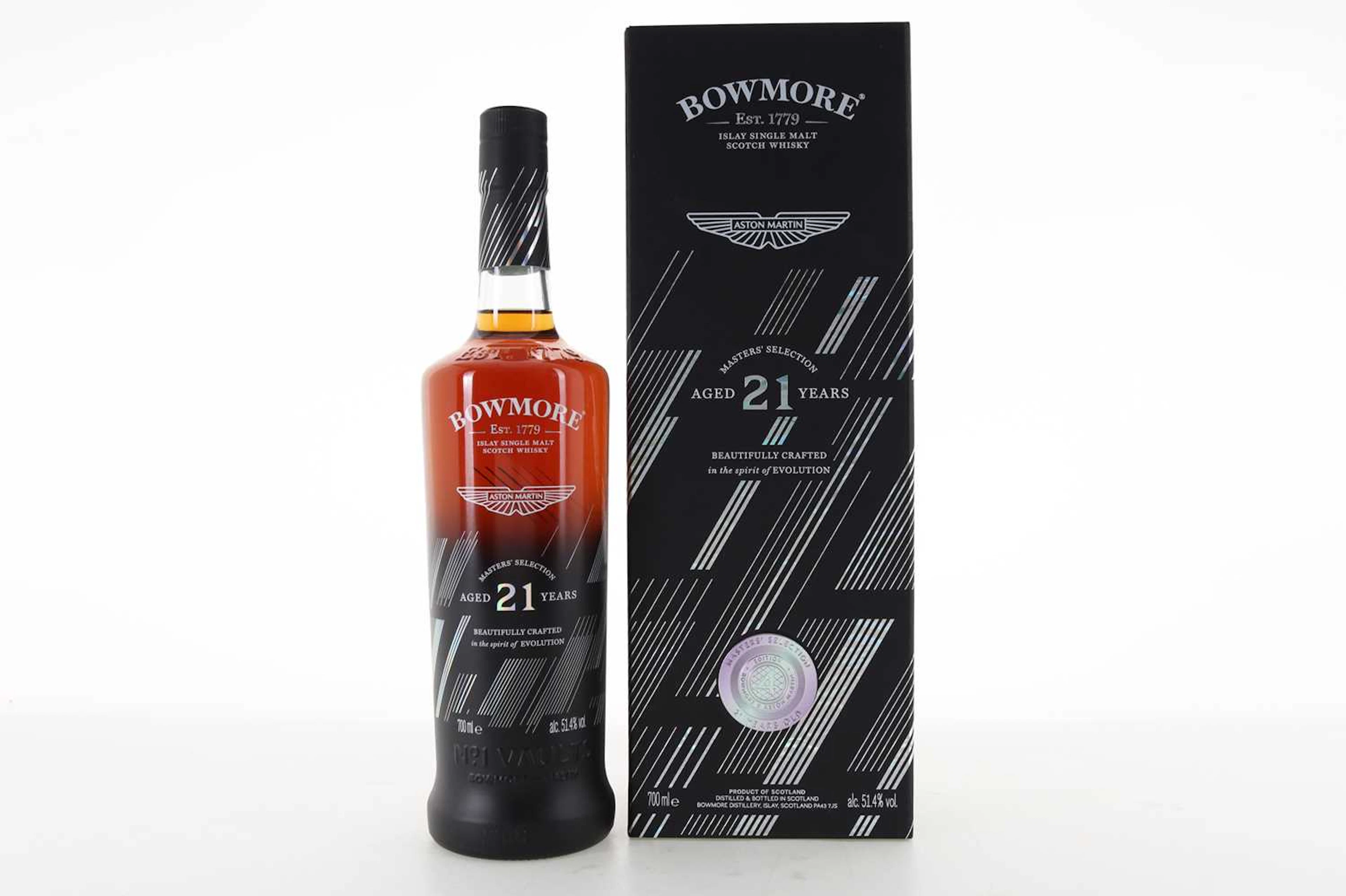 BOWMORE 21 YEAR OLD ASTON MARTIN MASTERS' SELECTION 4TH EDITION ISLAY