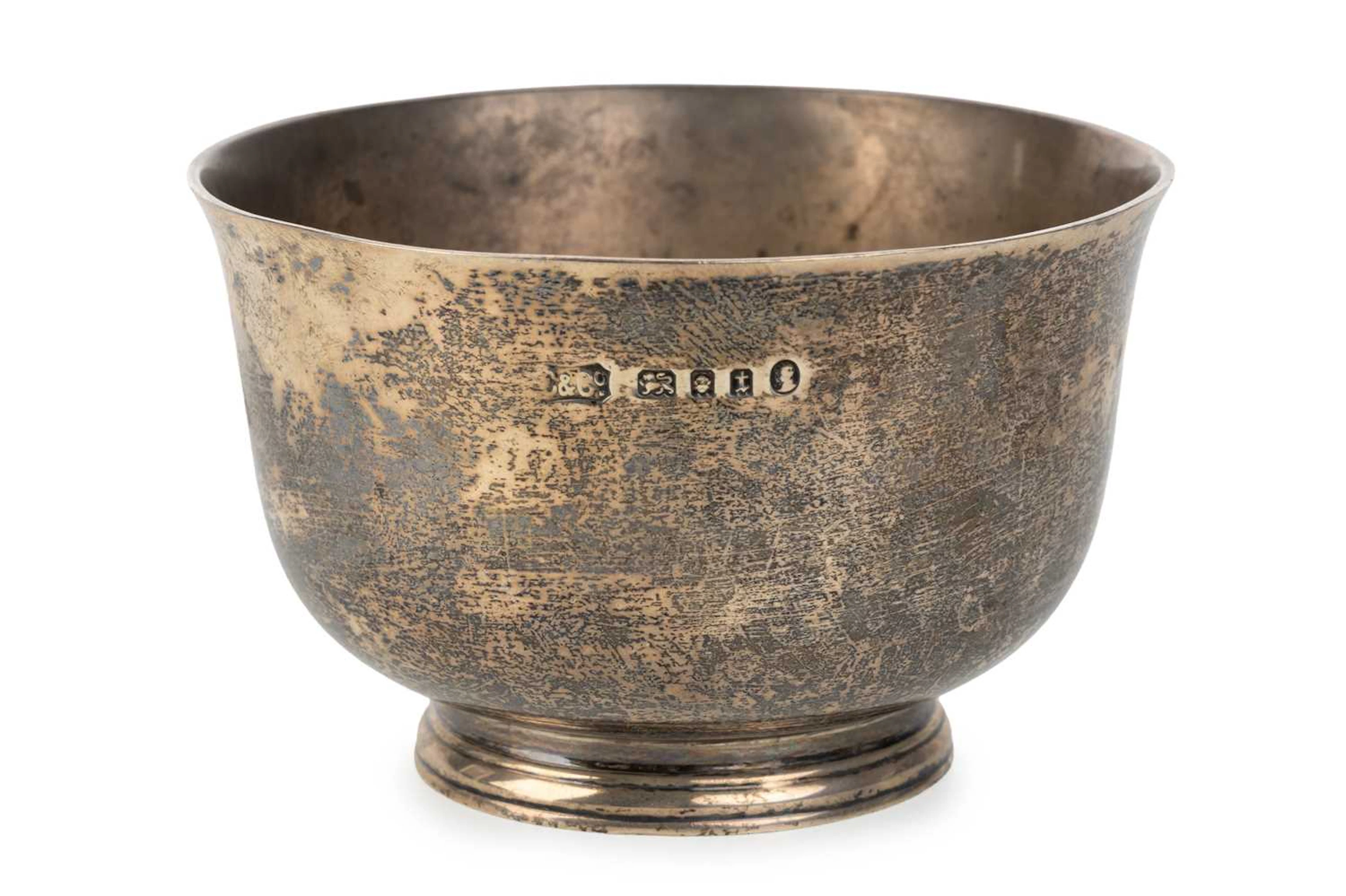 GEORGE V SILVER SUGAR BOWL MAKER CARRINGTON & CO., LONDON 1935