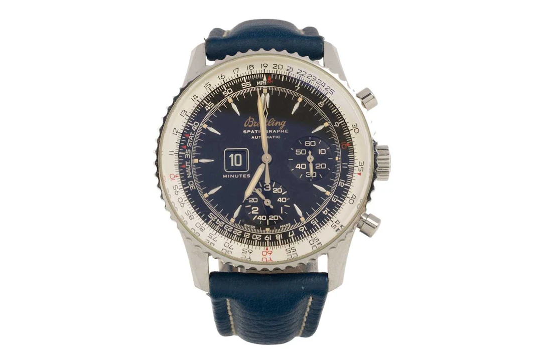 BREITLING 'SPATIOGRAPHE' STAINLESS STEEL AUTOMATIC WRIST WATCH