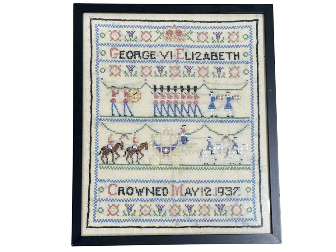 NEEDLE WORK SAMPLER, 1937 AND OTHER PICTURES