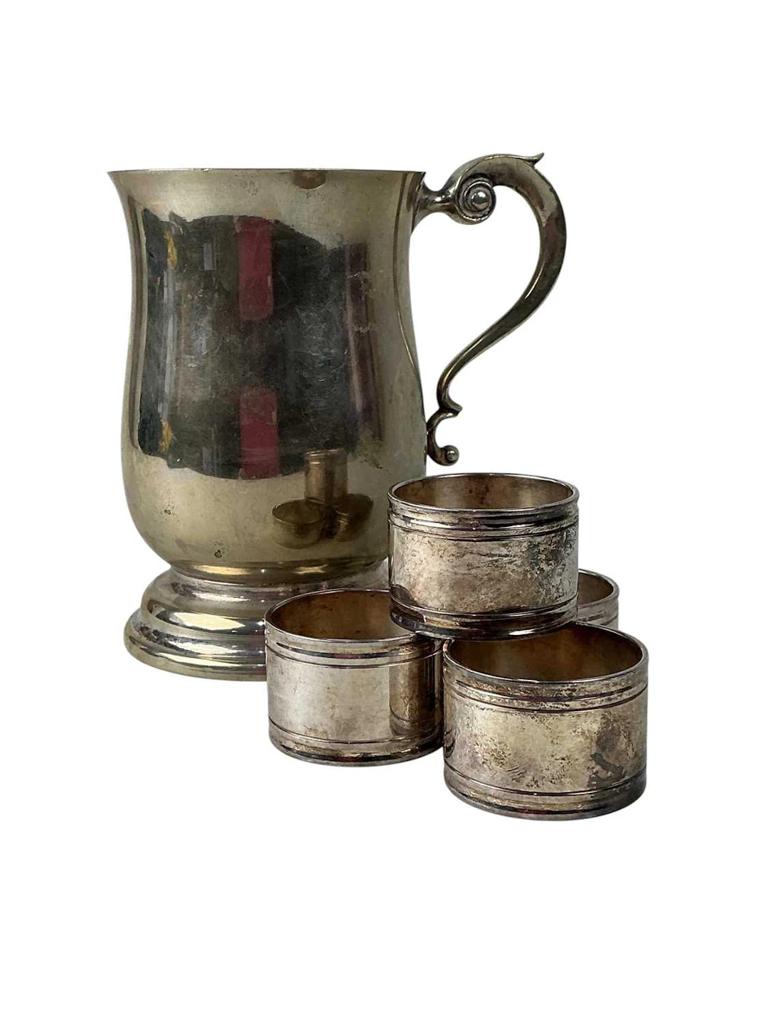 GROUP OF SILVER PLATED ITEMS MID/LATE 20TH CENTURY