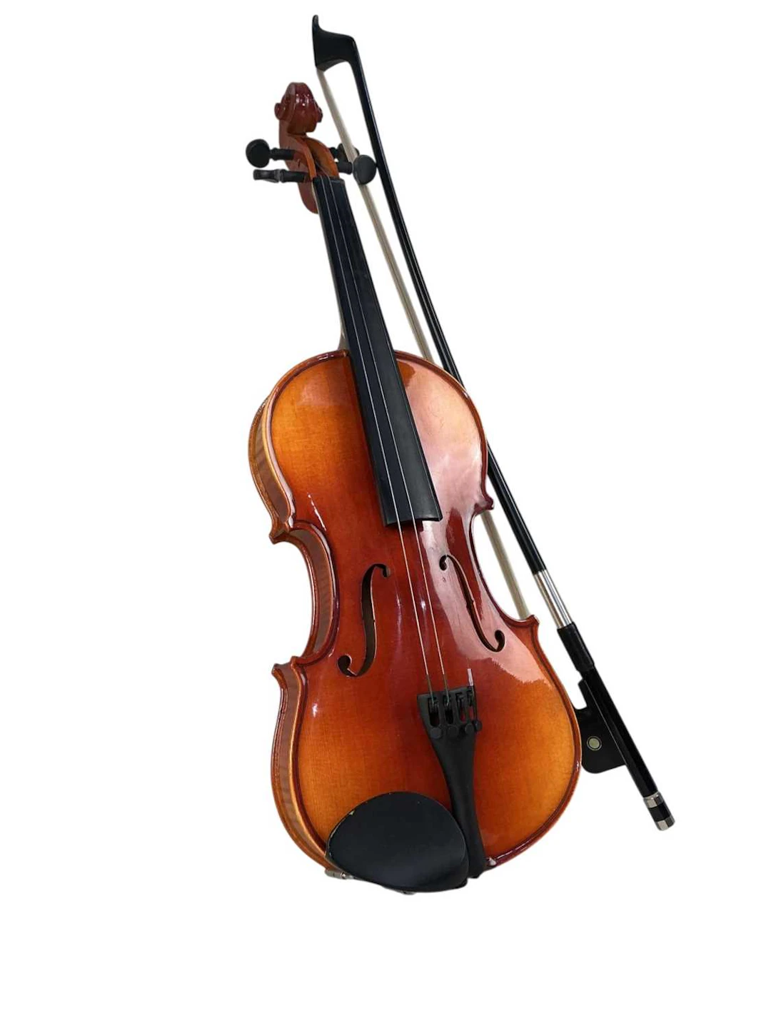 MODERN VIOLIN AND BOW EARLY 21ST CENTURY