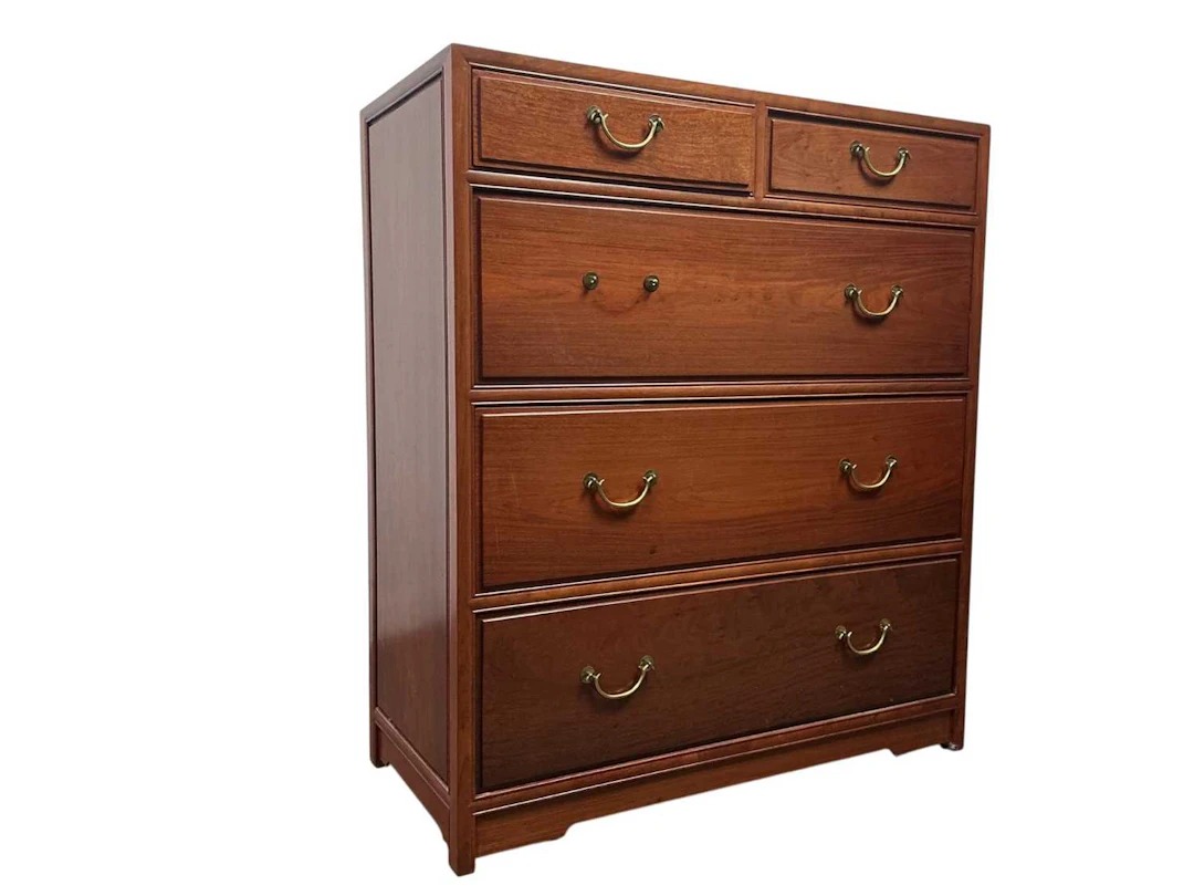 CHINESE HARDWOOD CHEST OF DRAWERS LATE 20TH CENTURY