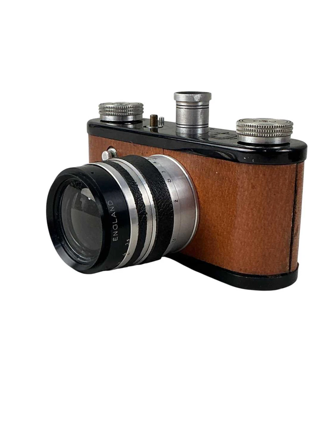CORFIELD PERIFLEX PIGSKIN CAMERA MID/LATE 20TH CENTURY