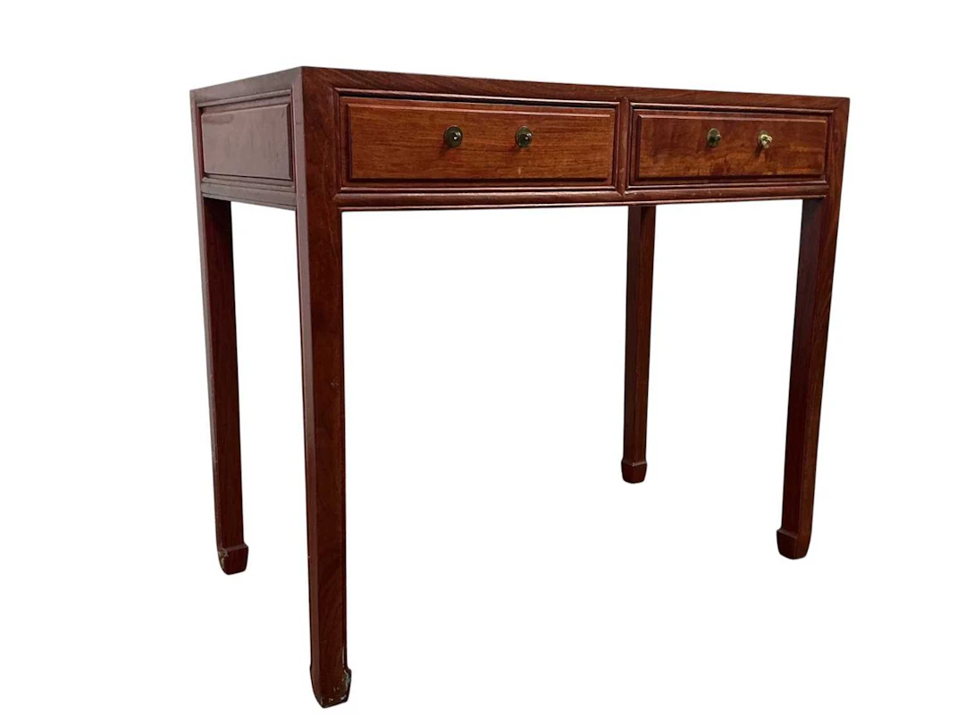 MODERN CHINESE ROSEWOOD SIDE TABLE LATE 20TH CENTURY