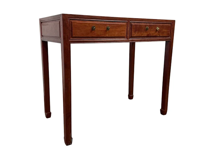 MODERN CHINESE ROSEWOOD SIDE TABLE LATE 20TH CENTURY