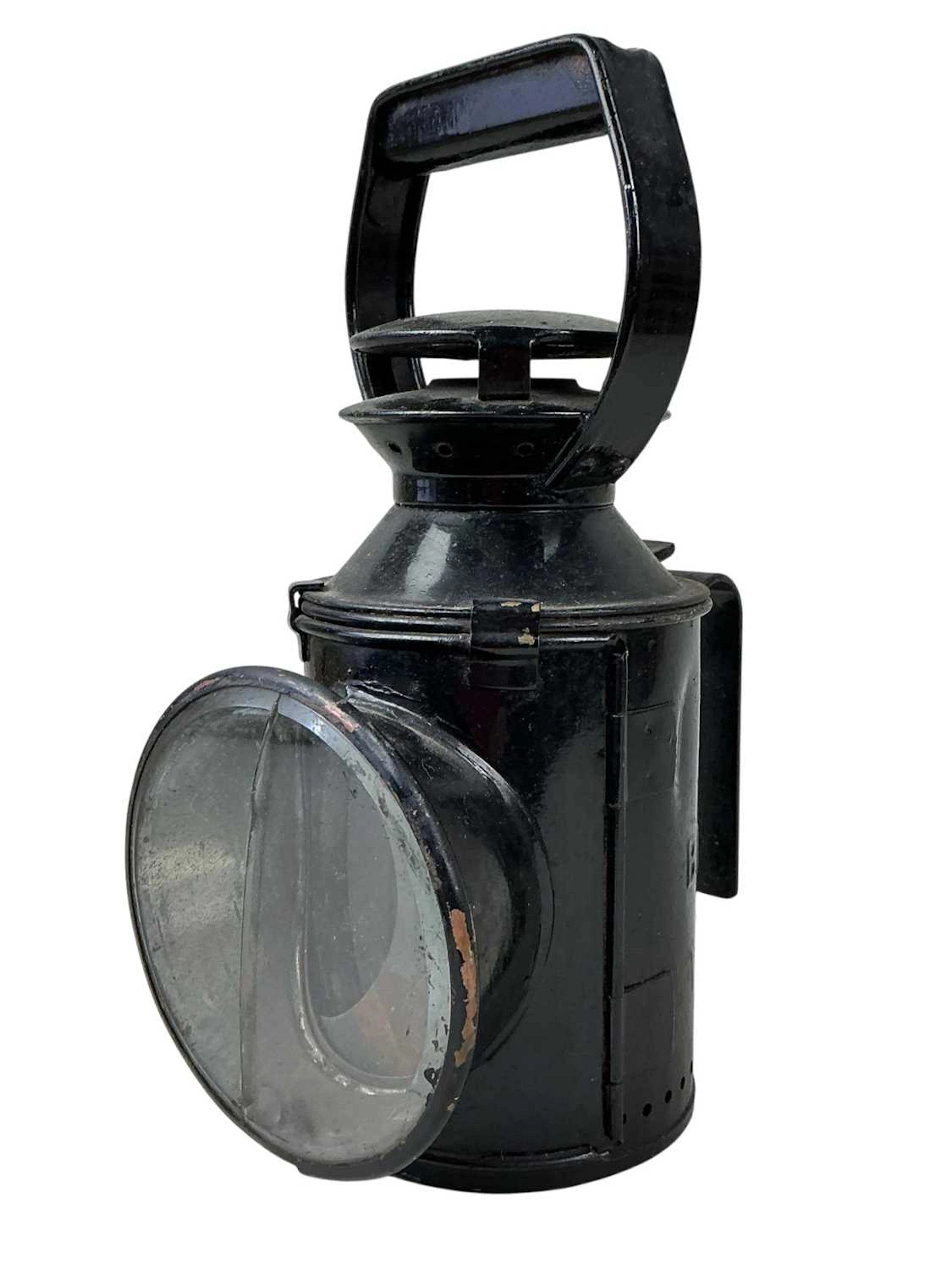 RAILWAY LAMP, LATE 19TH/EARLY 20TH CENTURY AND OTHER ITEMS