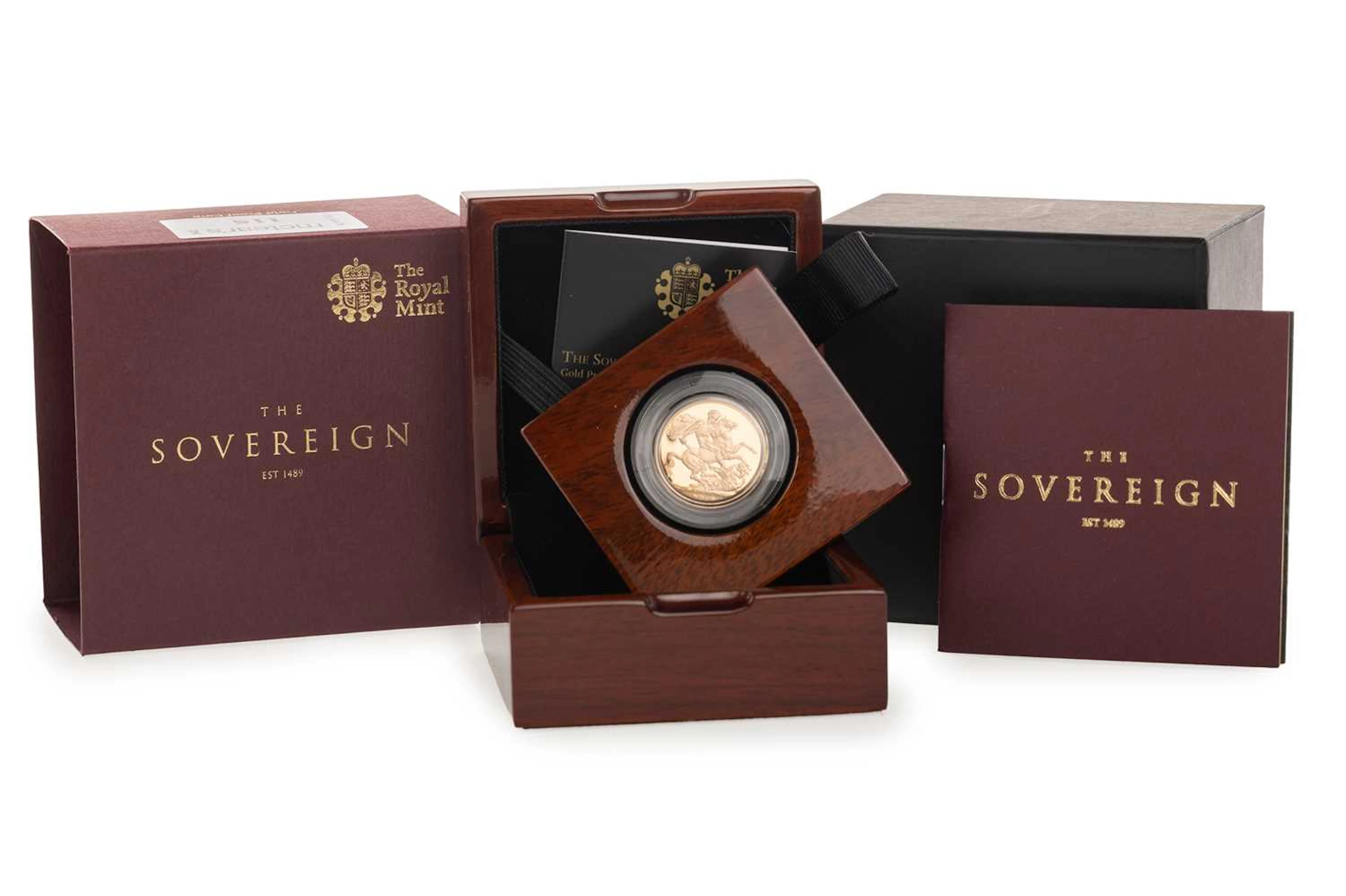 ELIZABETH II GOLD PROOF SOVEREIGN 2015