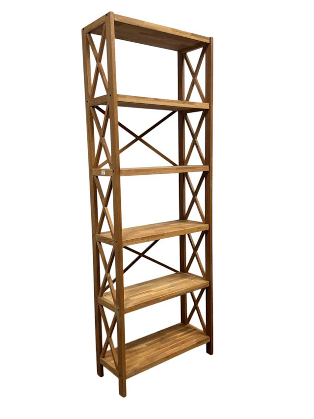 MODERN OPEN BOOKCASE LATE 20TH CENTURY