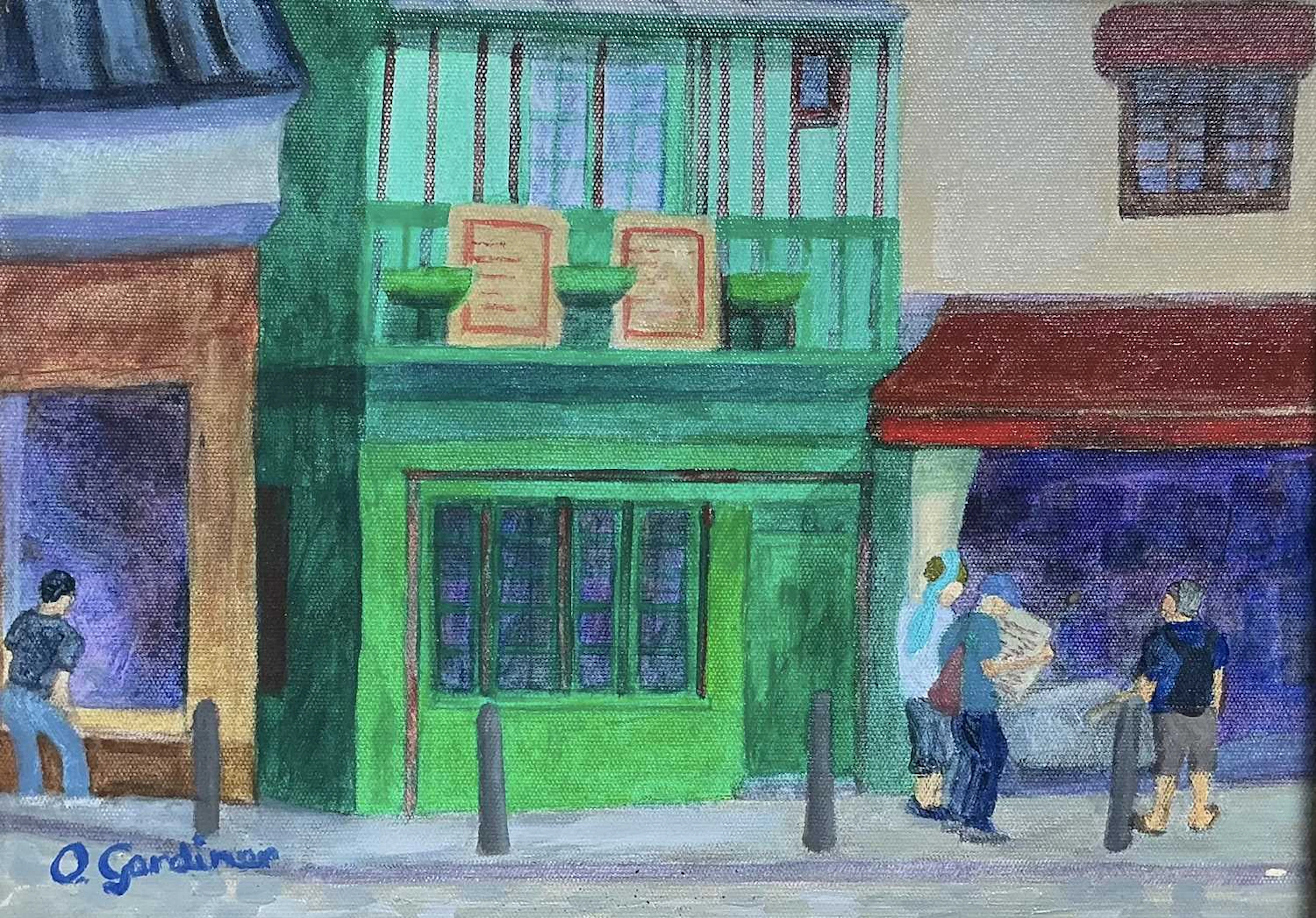 * OLIVER GARDINER (SCOTTISH 20TH CENTURY) PARIS GREEN