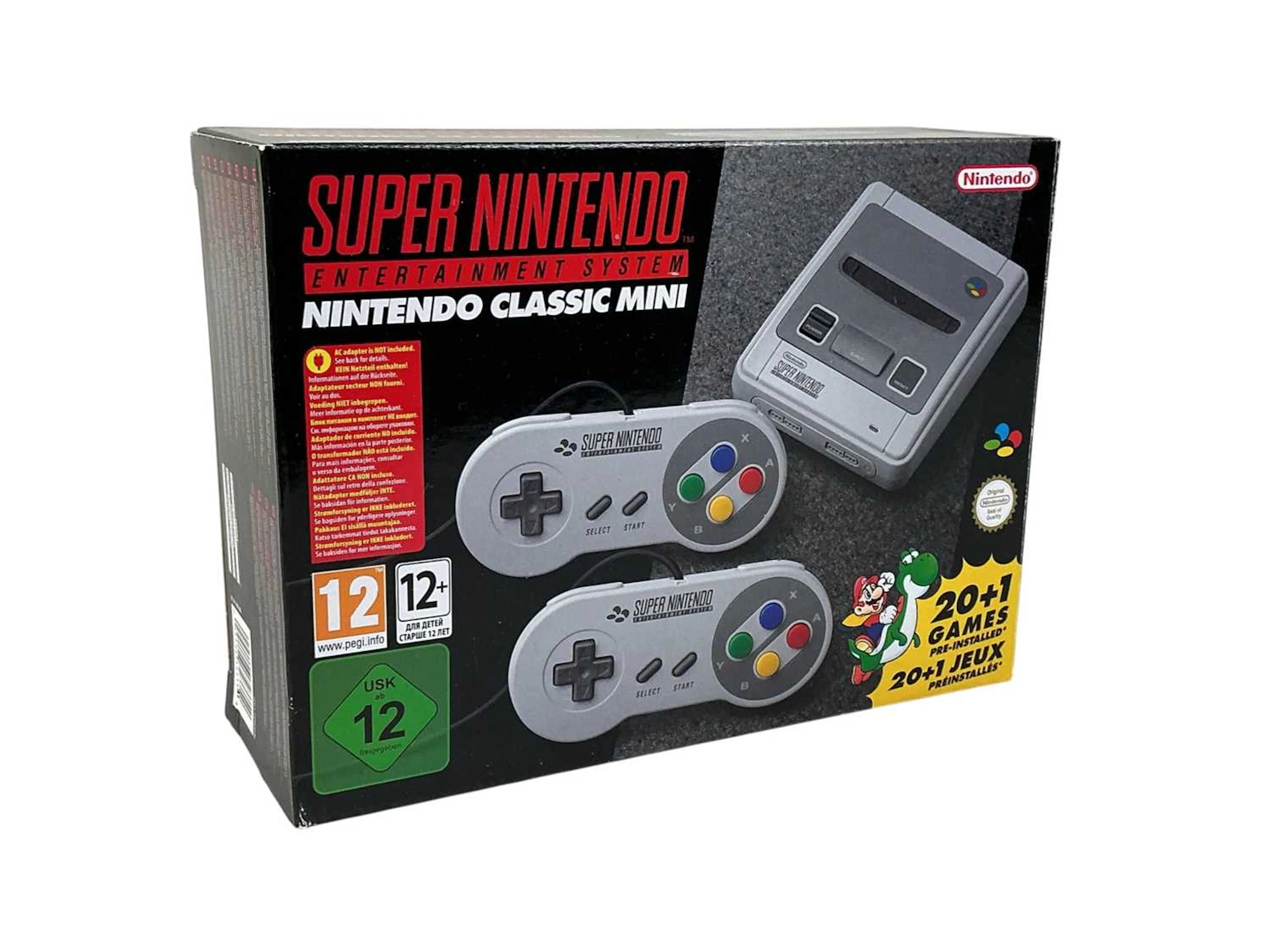 SUPER NINTENDO CLASSIC MINI GAMES CONSOLE EARLY 21ST CENTURY