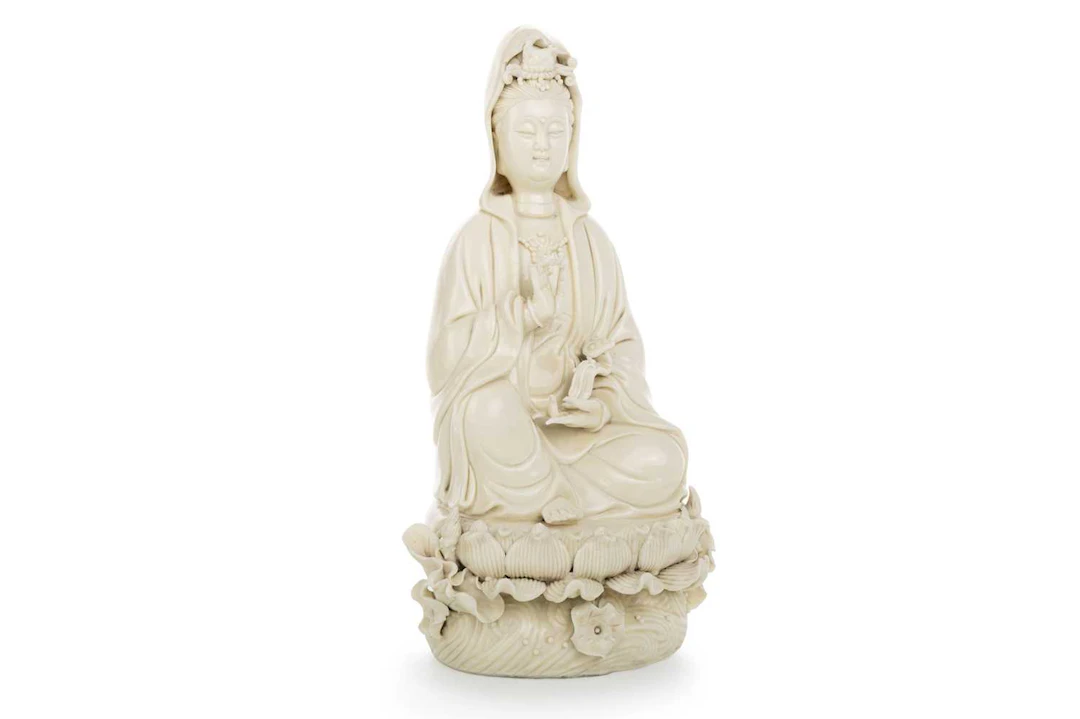 CHINESE BLANC DE CHINE FIGURE 17TH CENTURY OR LATER
