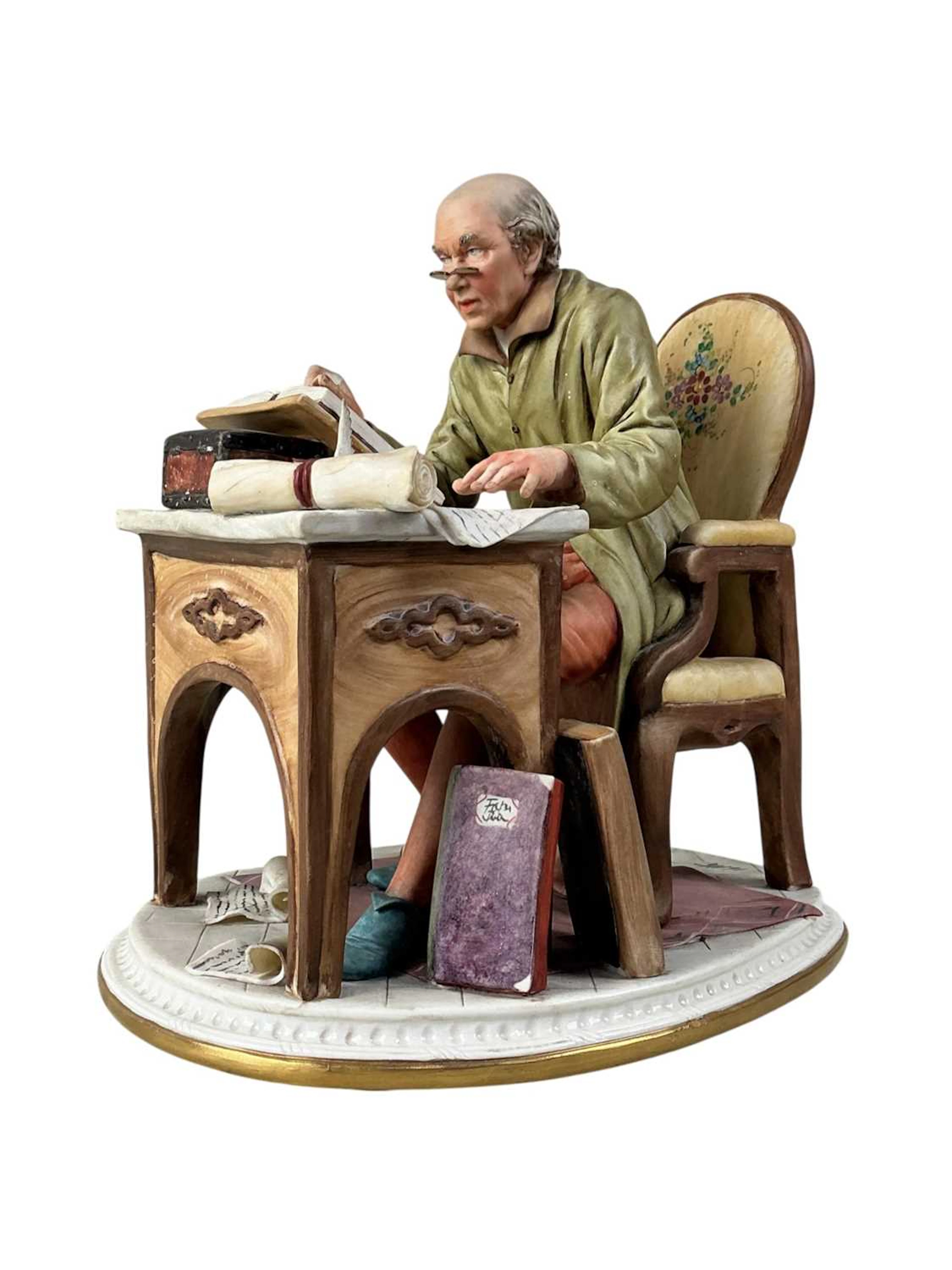 CAPODIMONTE FIGURE LATE 20TH CENTURY