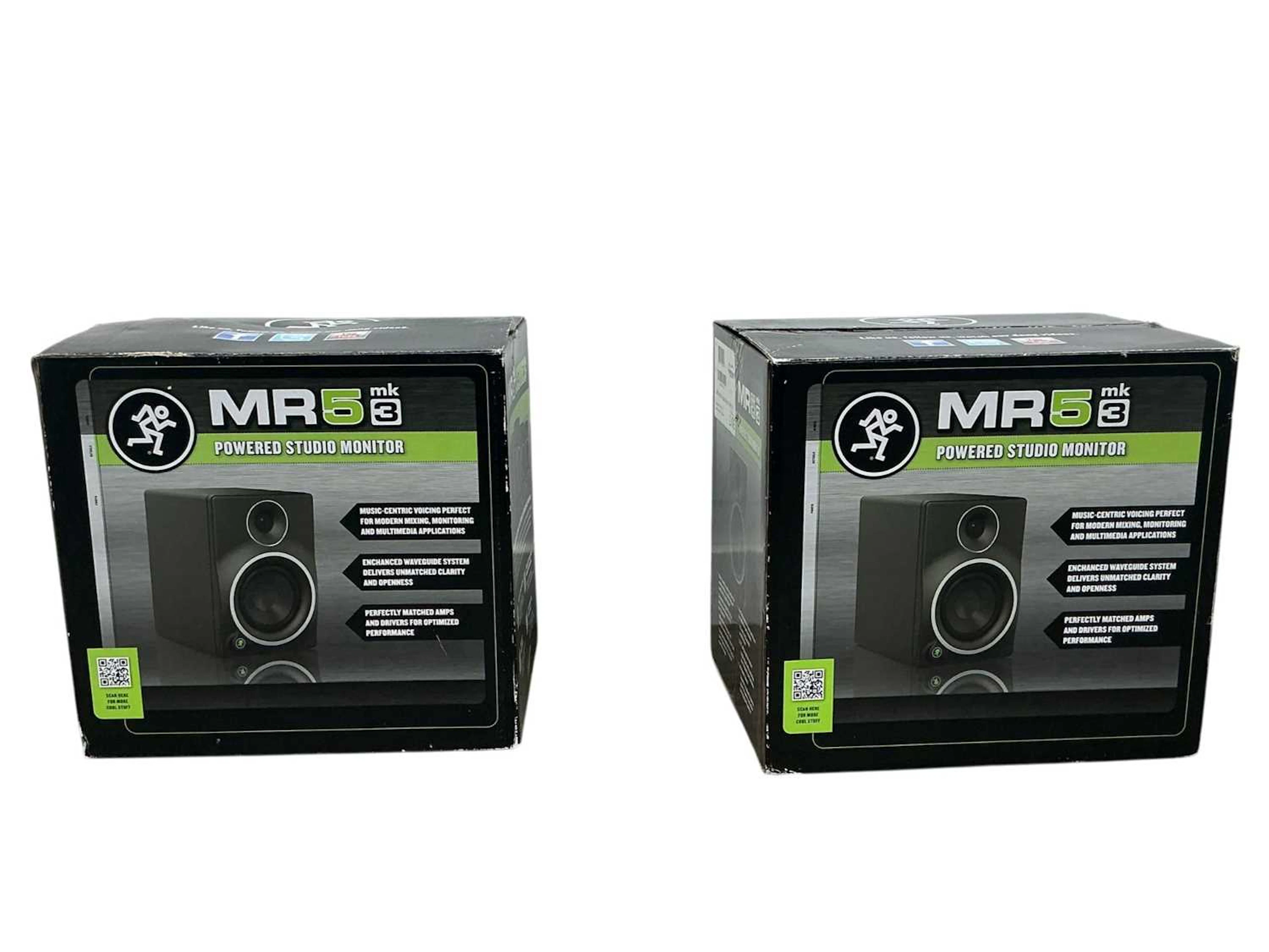 TWO MR5 MK3 STUDIO MONITORS EARLY 21ST CENTURY