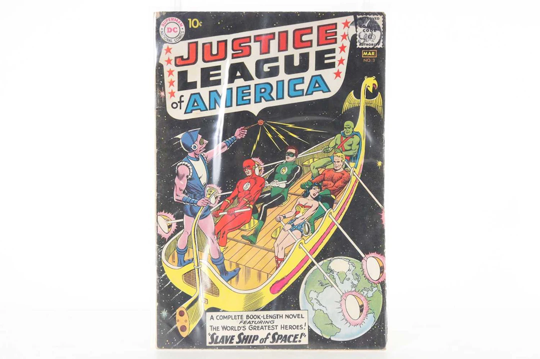 DC JUSTICE LEAGUE OF AMERICA ISSUES #3-10(MISSING #4) 1961-1962
