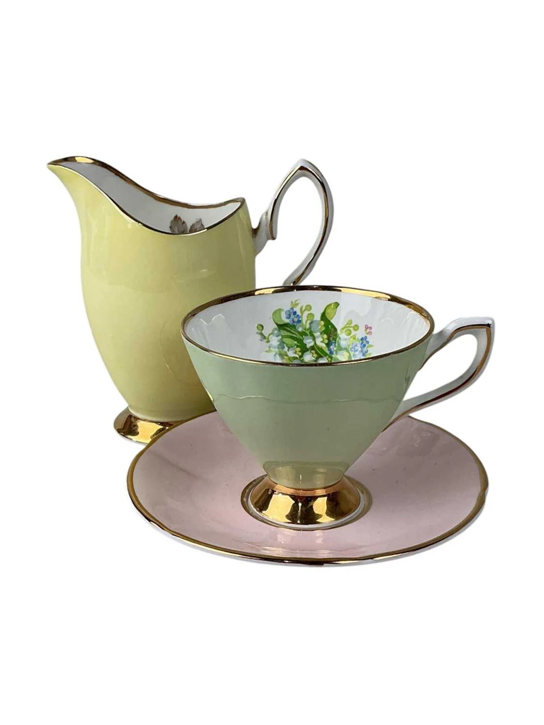 CLARE TEA SERVICE, MID 20TH CENTURY AND TWO OTHERS