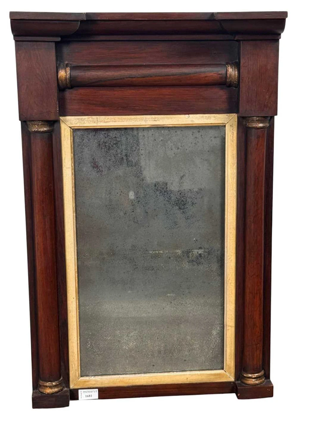 VICTORIAN ROSEWOOD PIER MIRROR LATE 19TH CENTURY