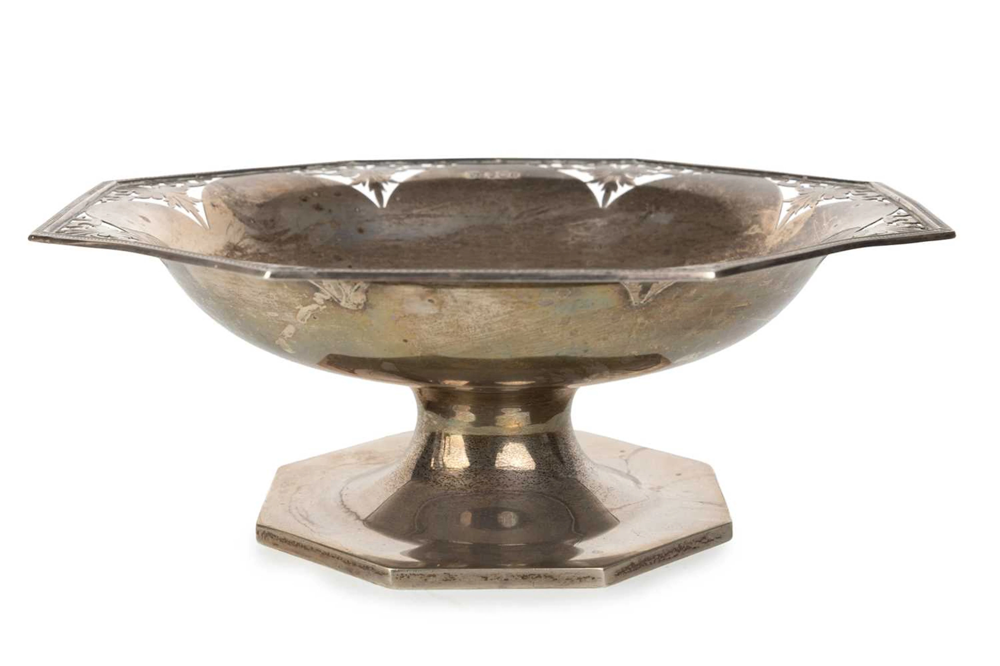 GEORGE V SILVER TAZZA MAKER WALKER AND HALL, SHEFFIELD 1926