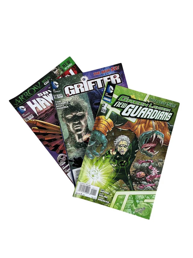 DC COMICS, THE NEW 52, ACTION COMICS, NIGHTWING AND BIRDS OF PREY