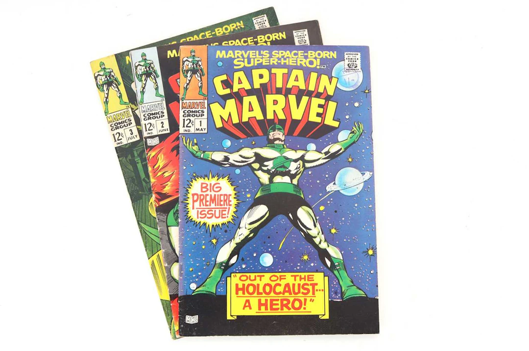 MARVEL COMICS CAPTAIN MARVEL ISSUES 1-62(COMPLETE SERIES) 1968-1979
