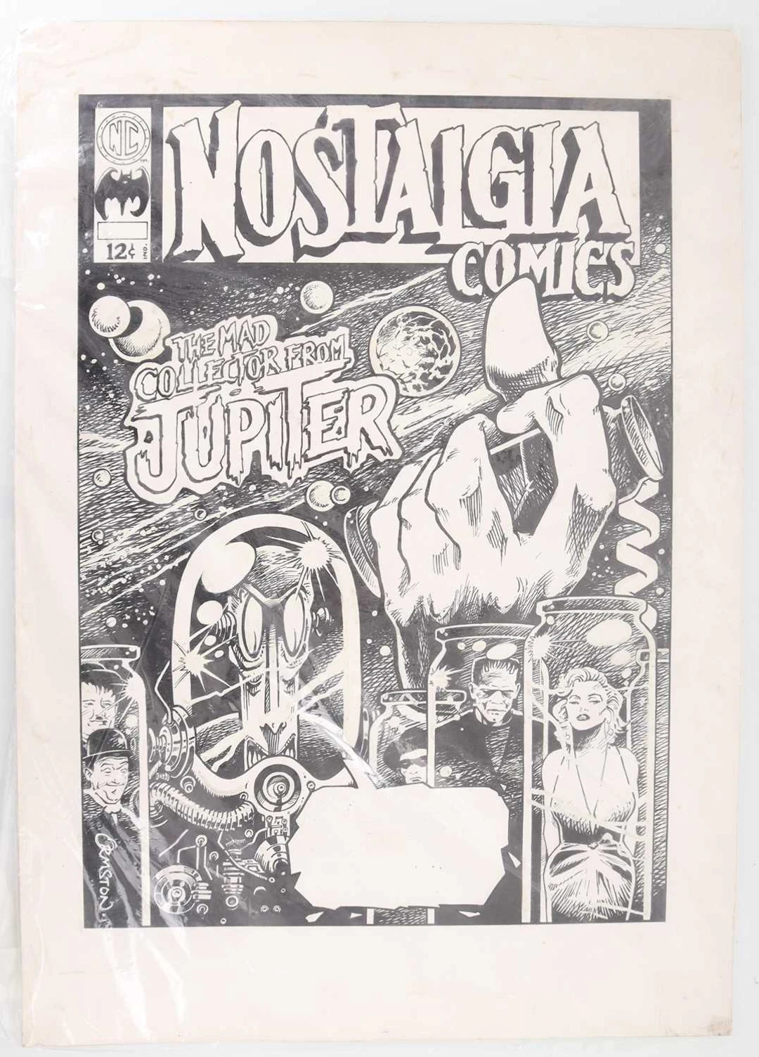 NOSTALGIA COMICS, "THE MAD COLLECTOR FROM JUPITER", ORIGINAL COVER