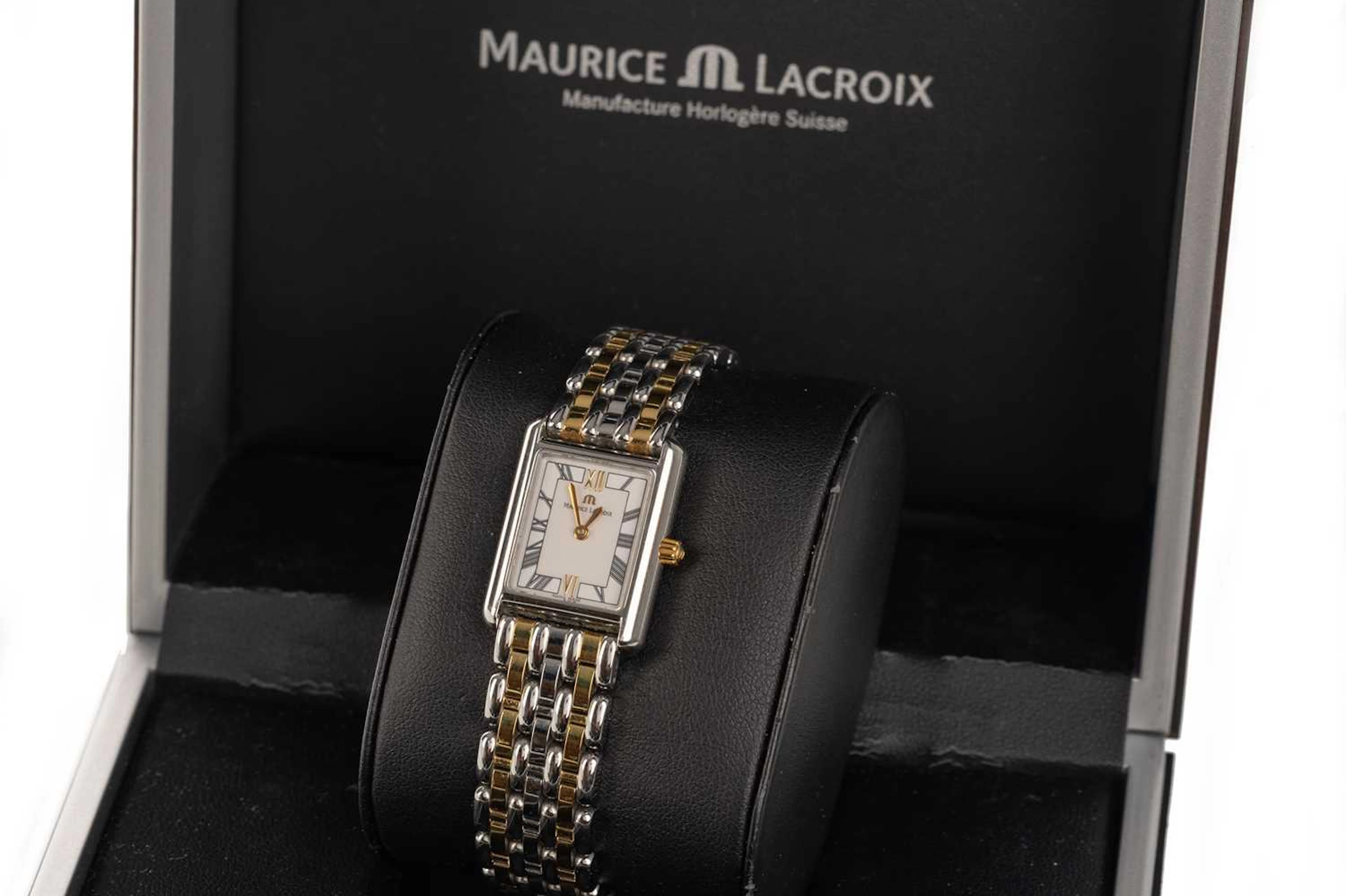 MAURICE LACROIX STAINLESS STEEL QUARTZ WRIST WATCH