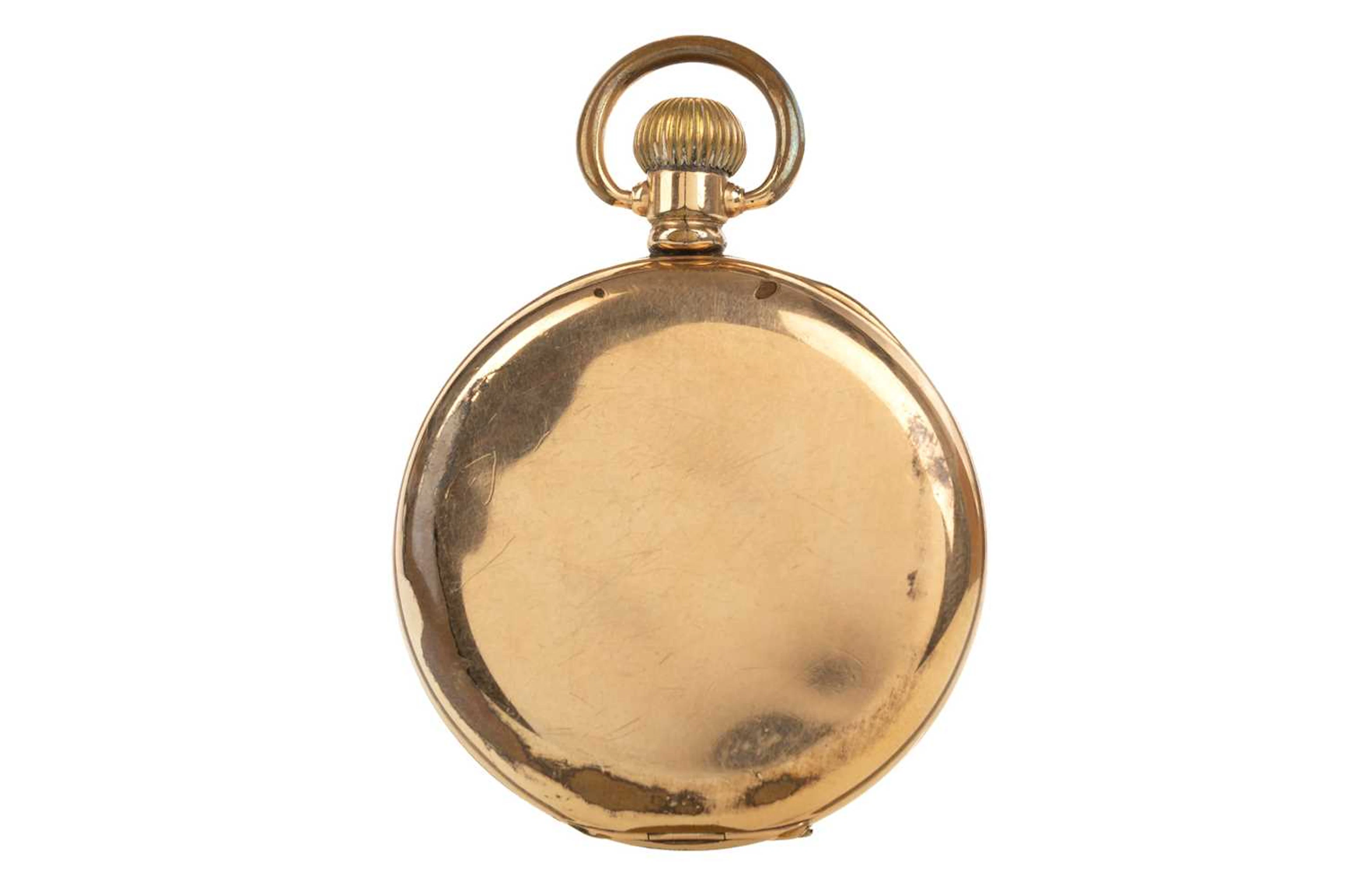 ROLEX GOLD PLATED FULL HUNTER POCKET WATCH