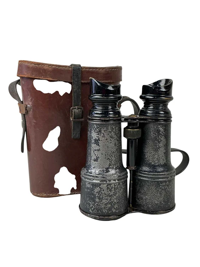 PAIR OF ARMY & NAVY FIELD GLASSES, EARLY 20TH CENTURY AND OTHERS