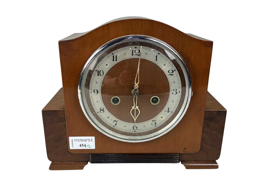 SMITHS OF ENFIELD MANTEL CLOCK, MID 20TH CENTURY AND TWO OTHER CLOCKS
