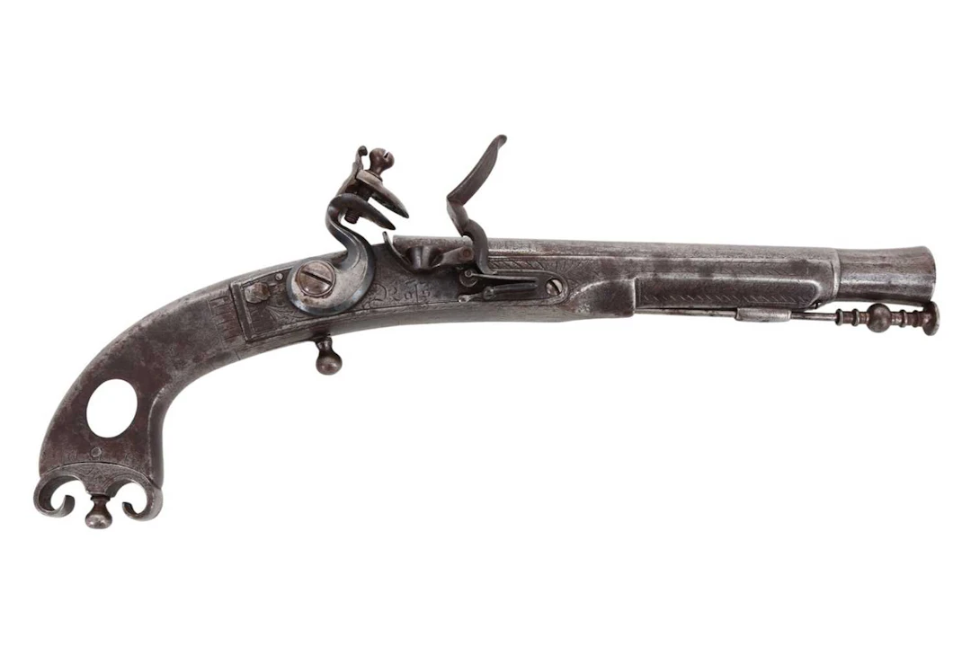 SCOTTISH ALL STEEL BELT PISTOL LATE 18TH CENTURY