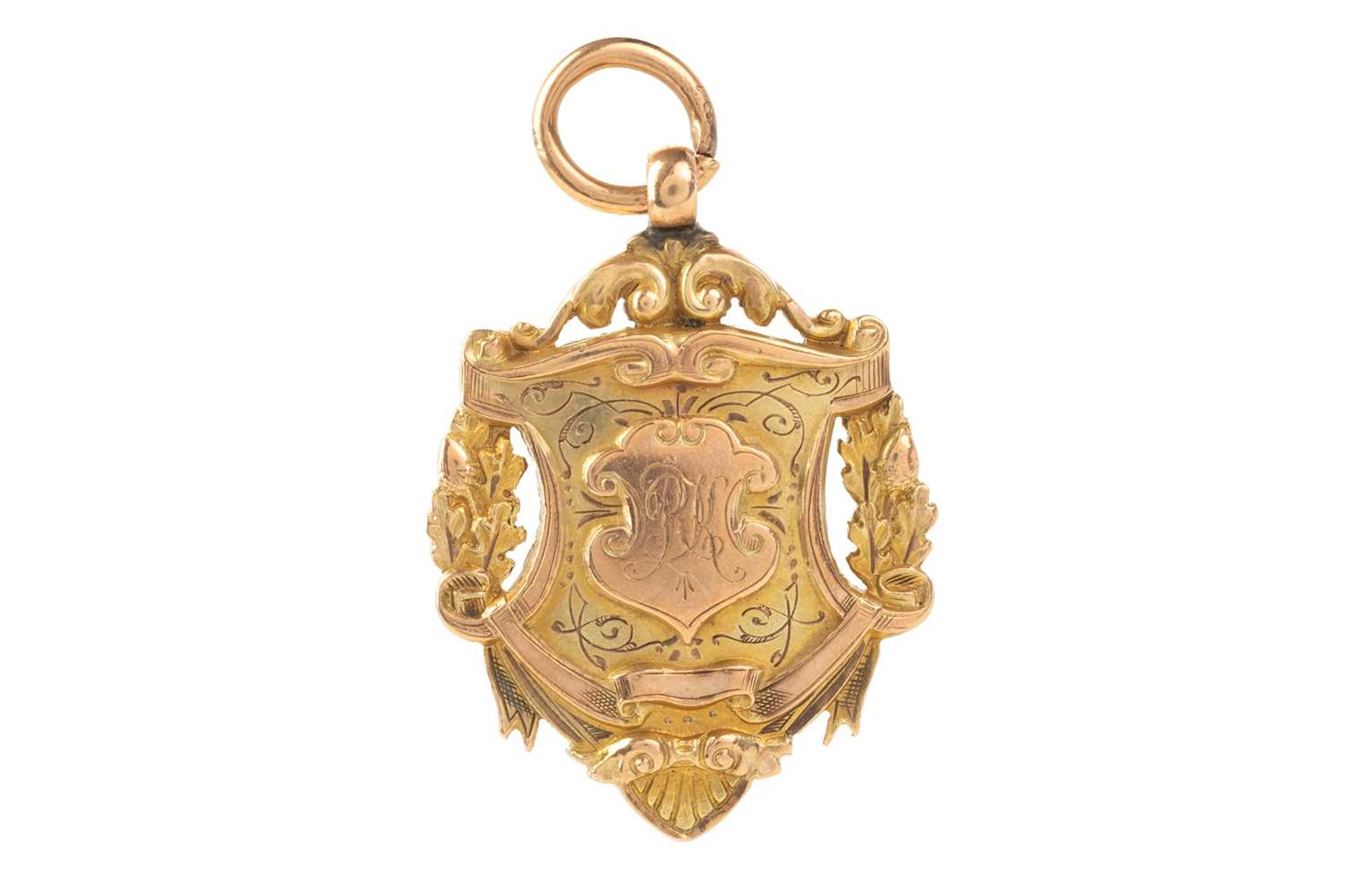 VICTORIAN FIRST PLACE GOLD WINNERS MEDAL DATED 1896